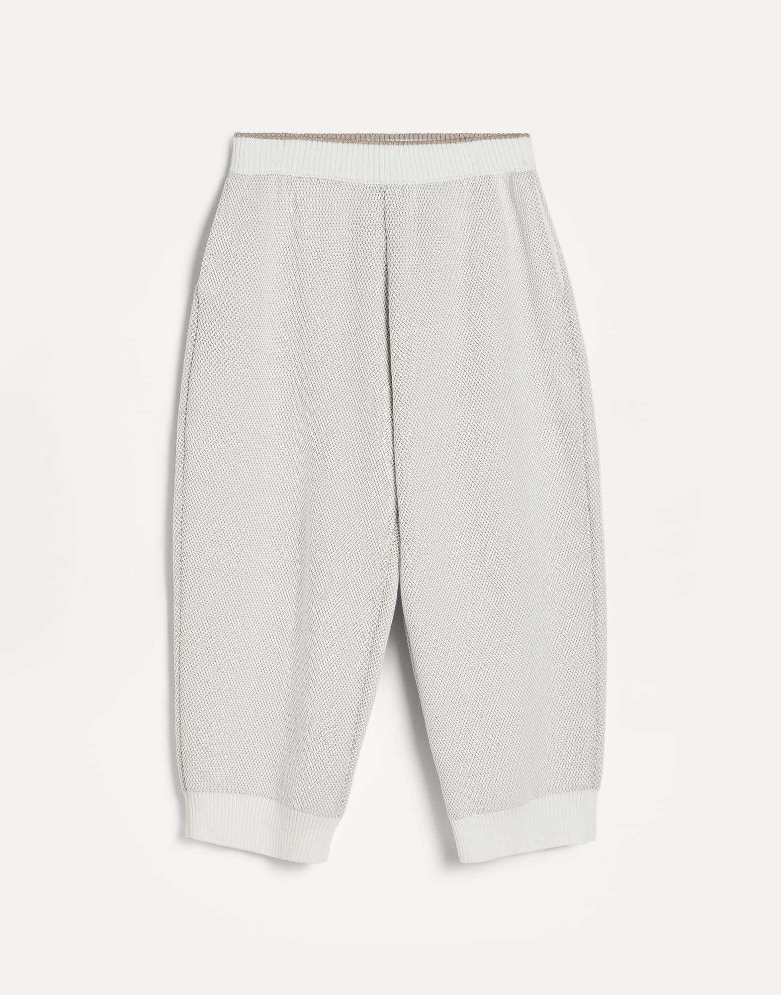 Jacquard knit trousers Panama Girls - Brunello Cucinelli