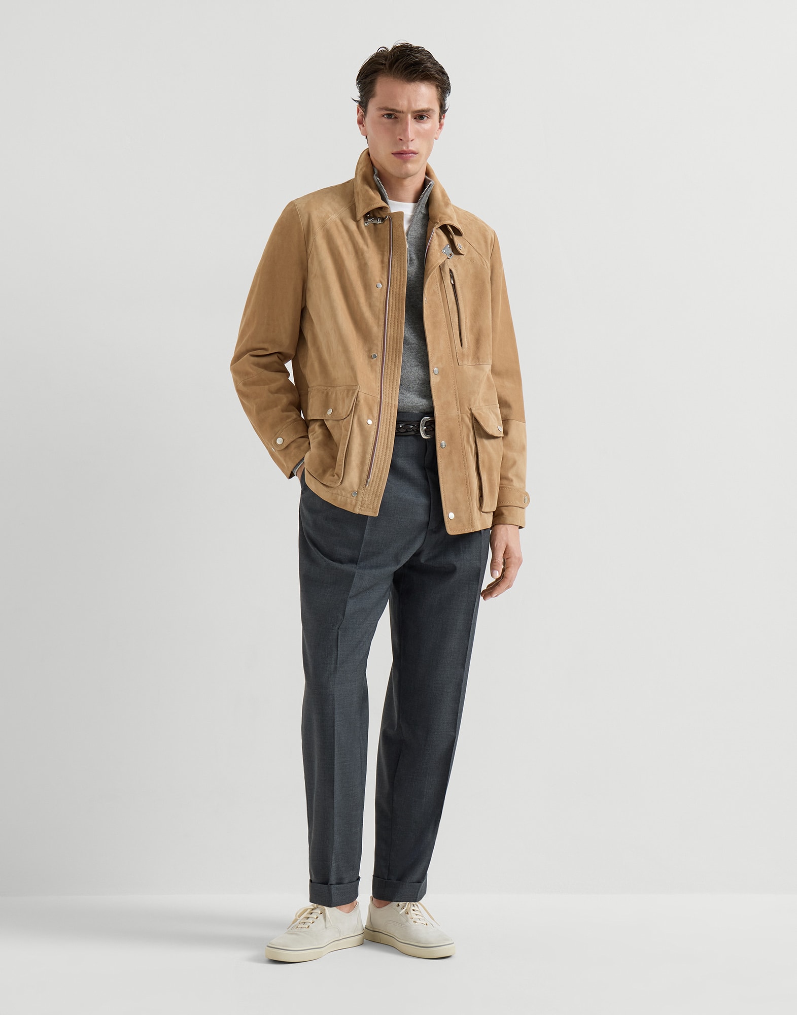 Zip Neck Sweater - Full look - View Full Screen