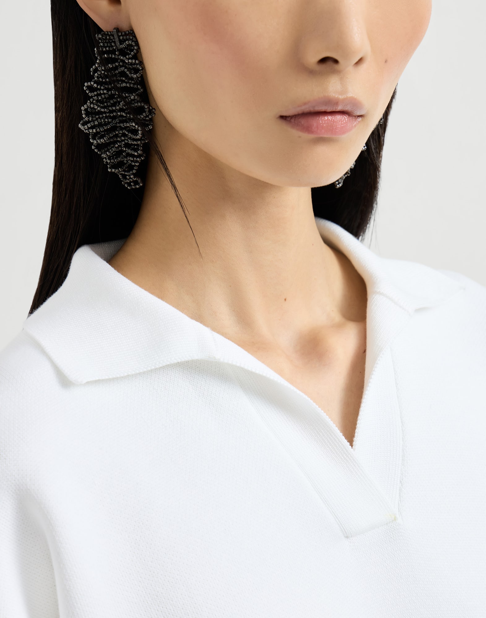 Polo-Style Sweater - Detail view - View Full Screen