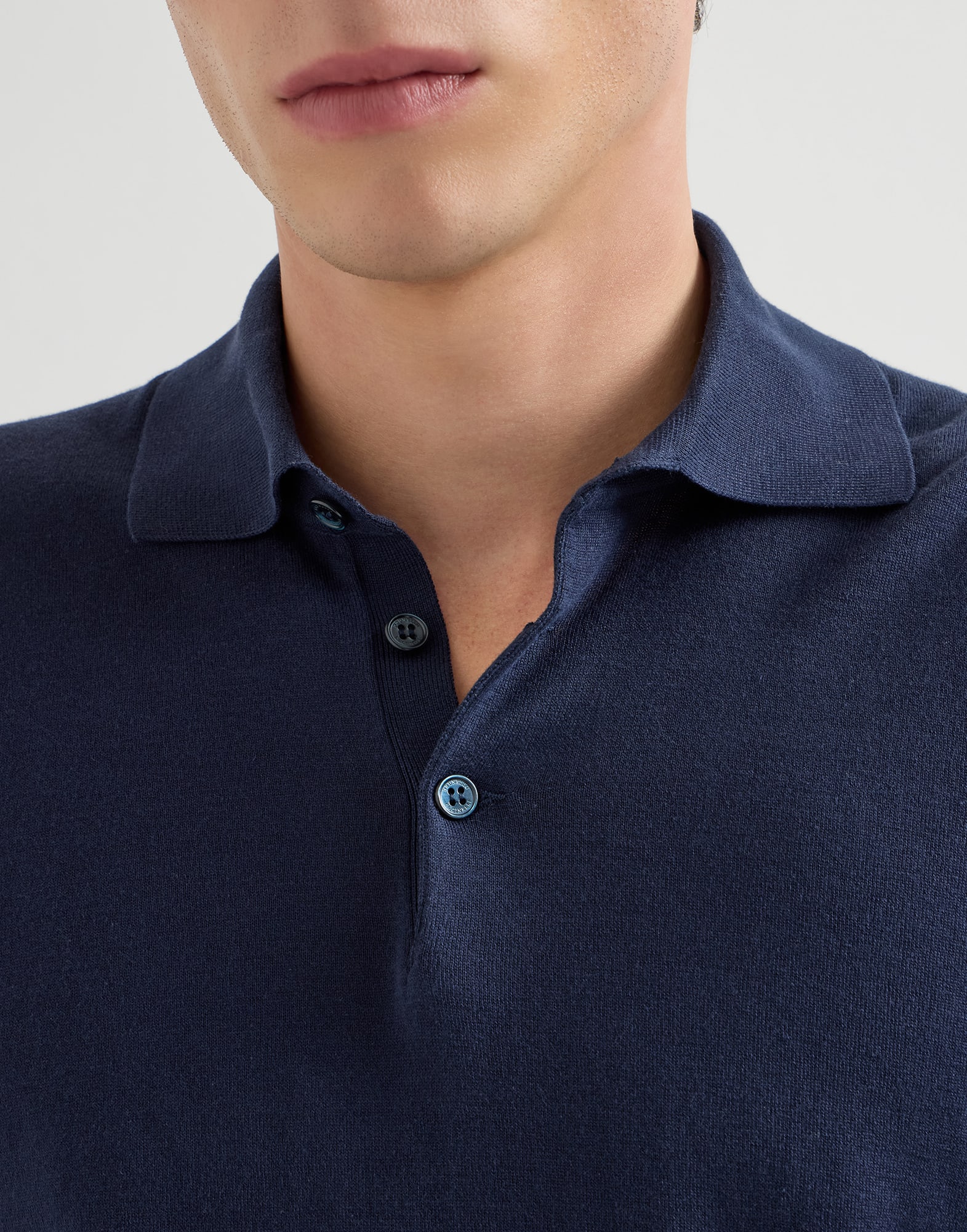 Polo-Style Sweater - Detail view - View Full Screen