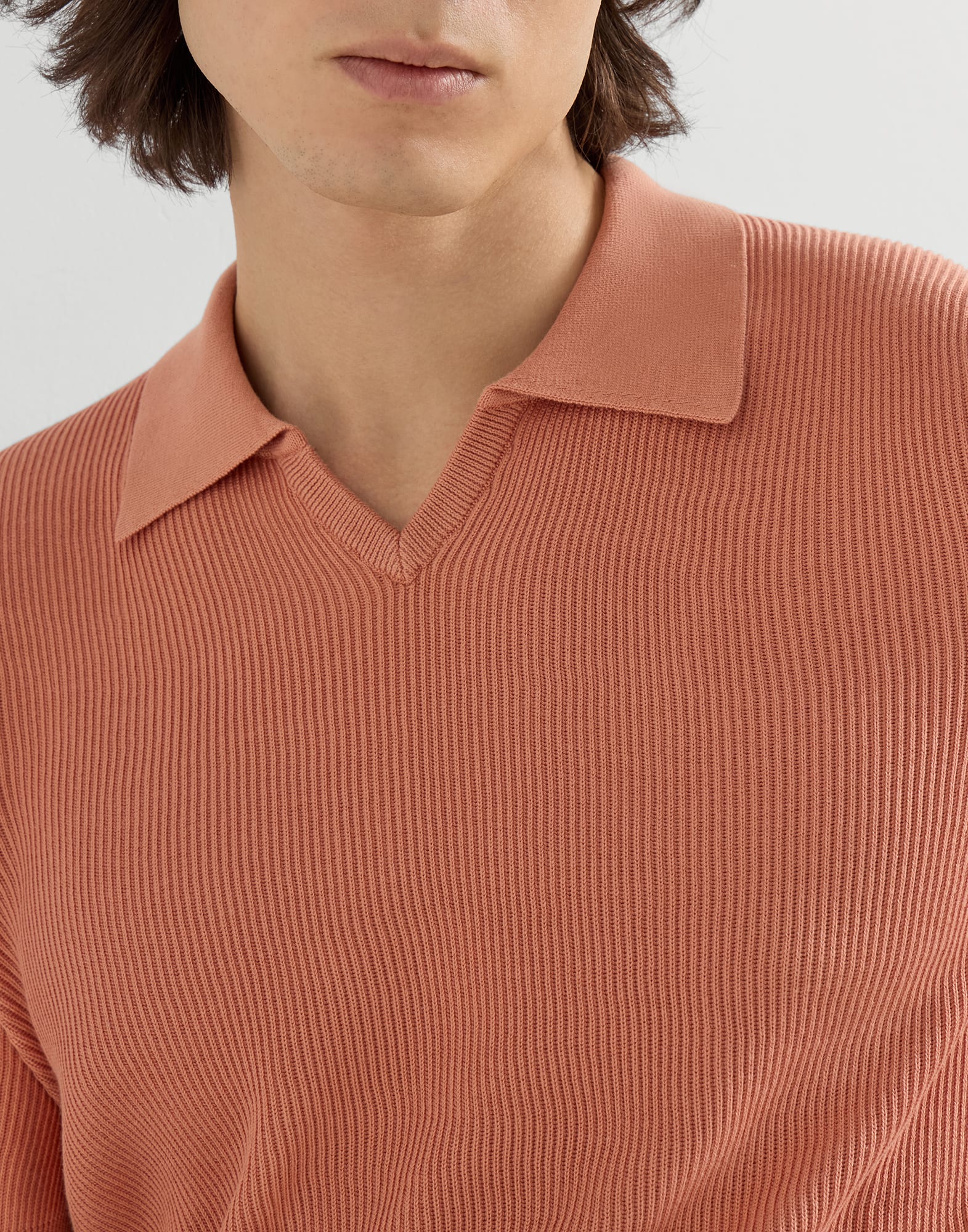 Polo-Style Sweater - Detail view - View Full Screen