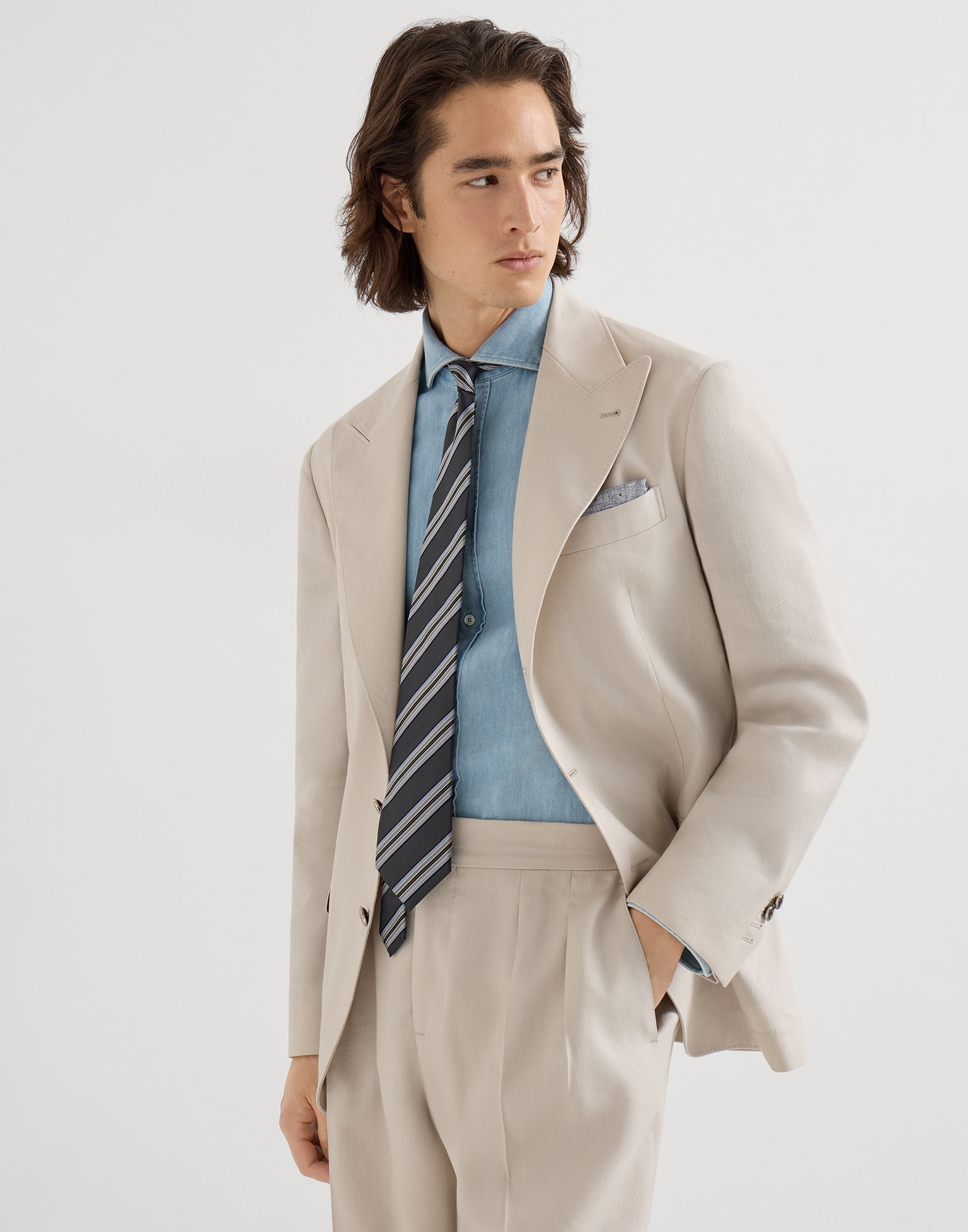 Single Breasted Blazer - Editorial view - View Full Screen