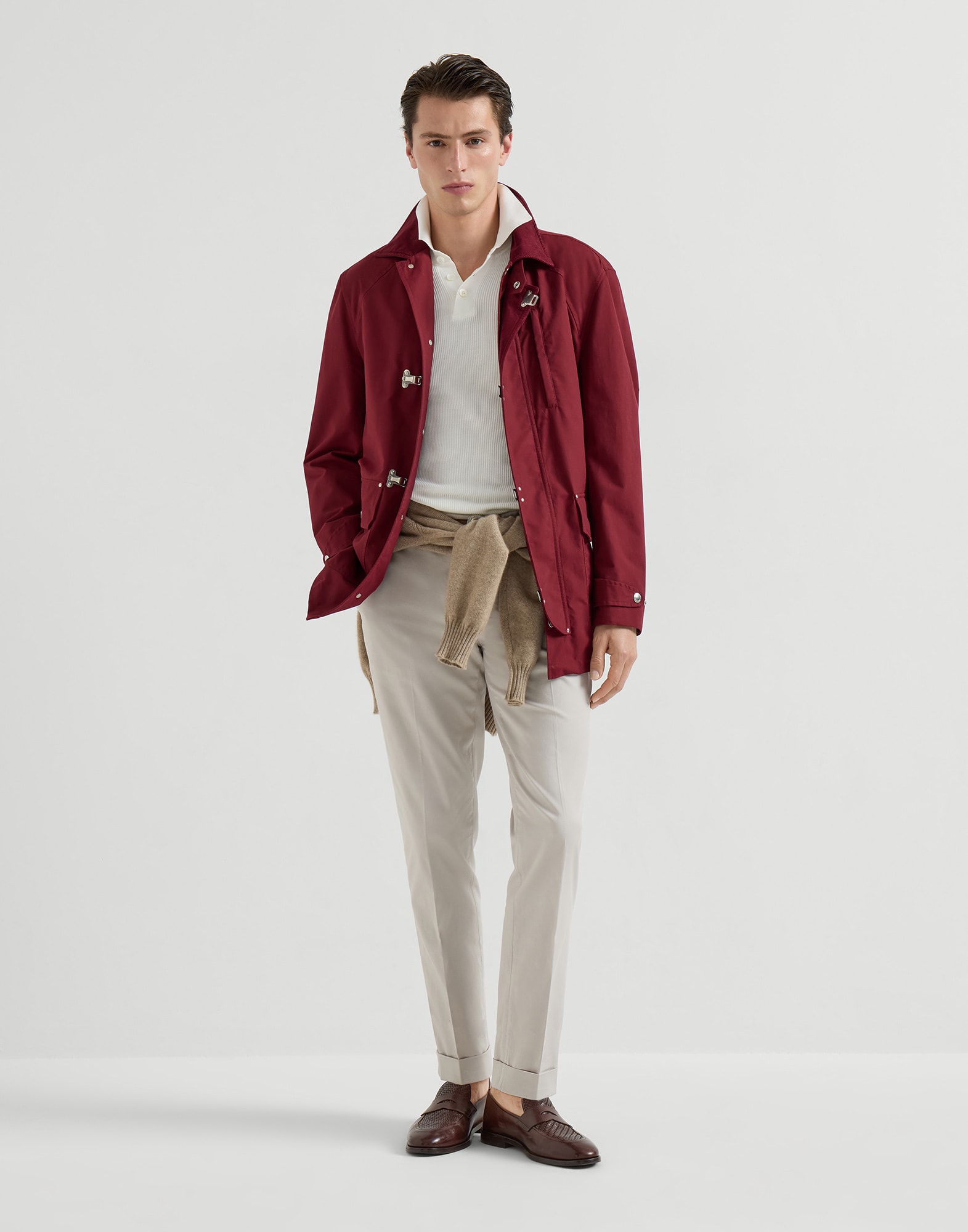 Polo-Style Sweater - Full look - View Full Screen