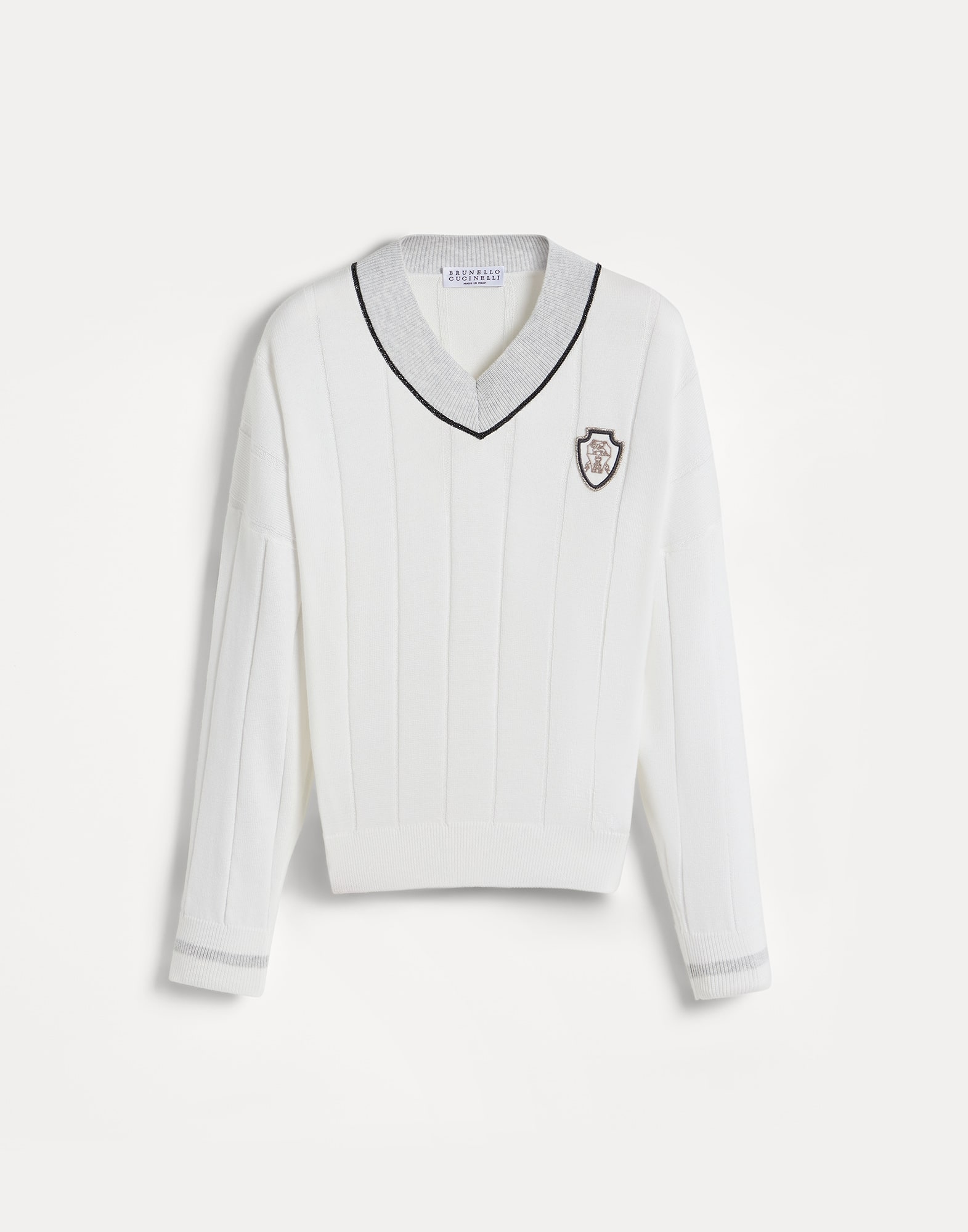 V-neck Sweater - Front view - View Full Screen