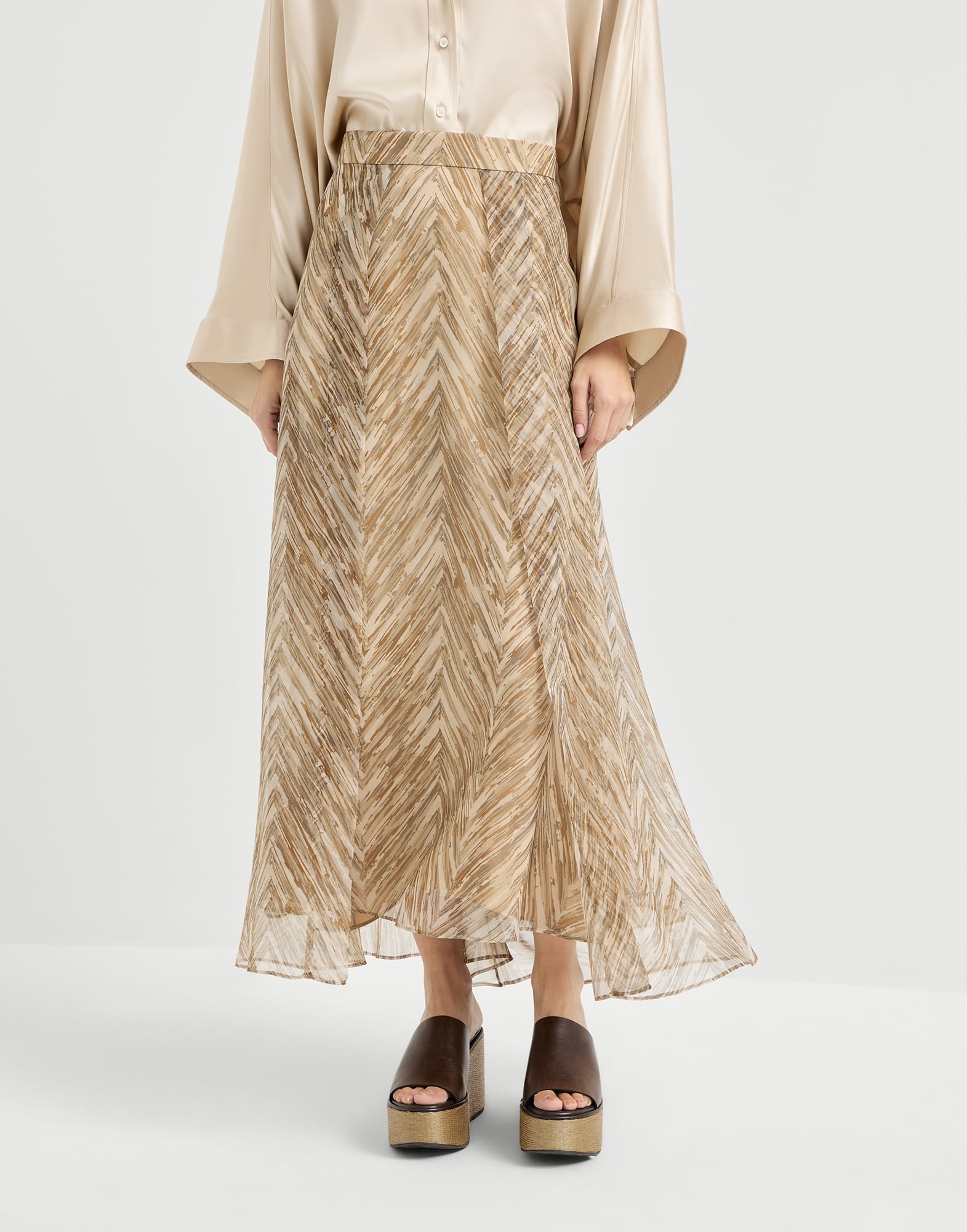 Midi Skirt - Front view - View Full Screen