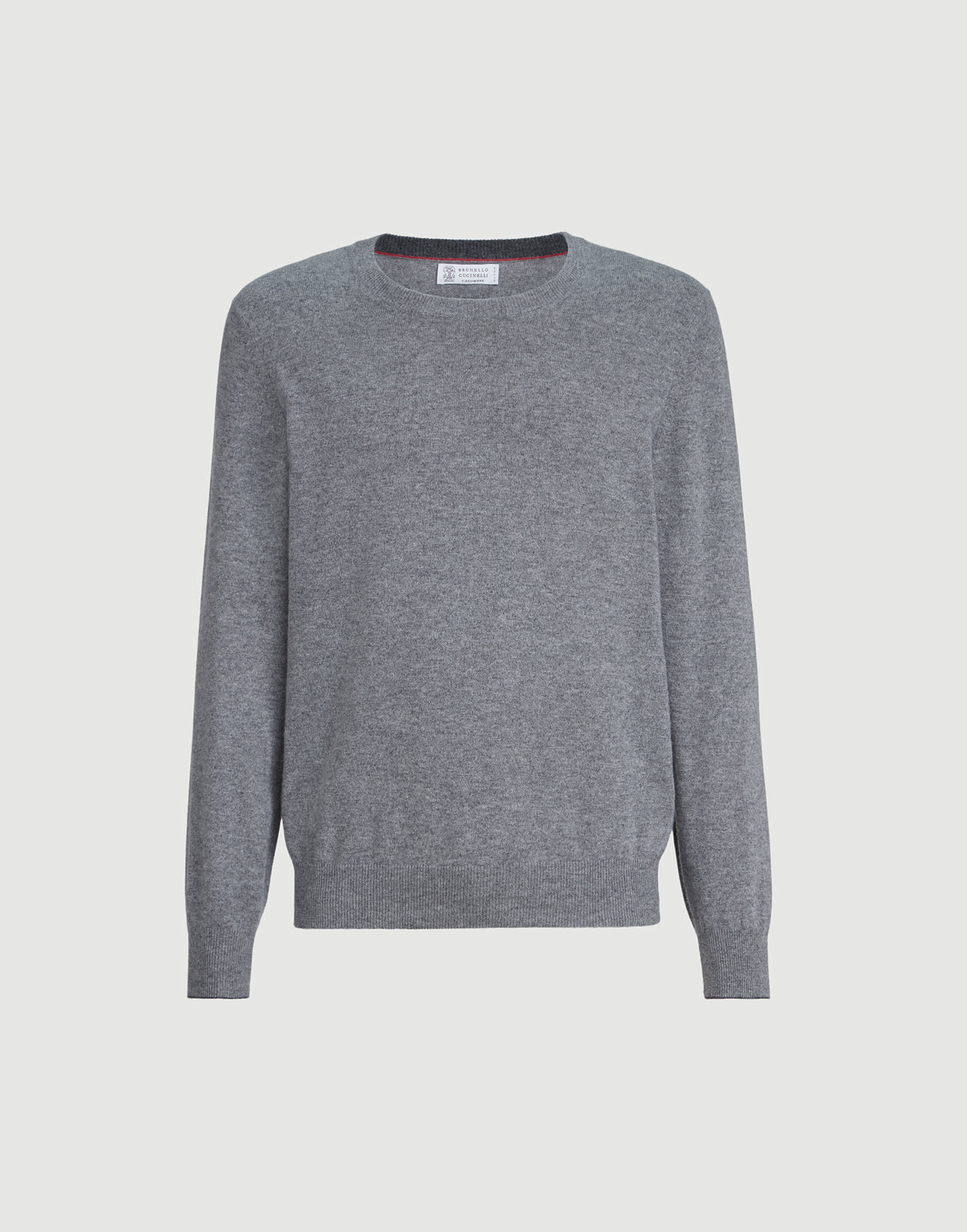 Maglia in cashmere da Uomo Grigio Scuro | Brunello Cucinelli