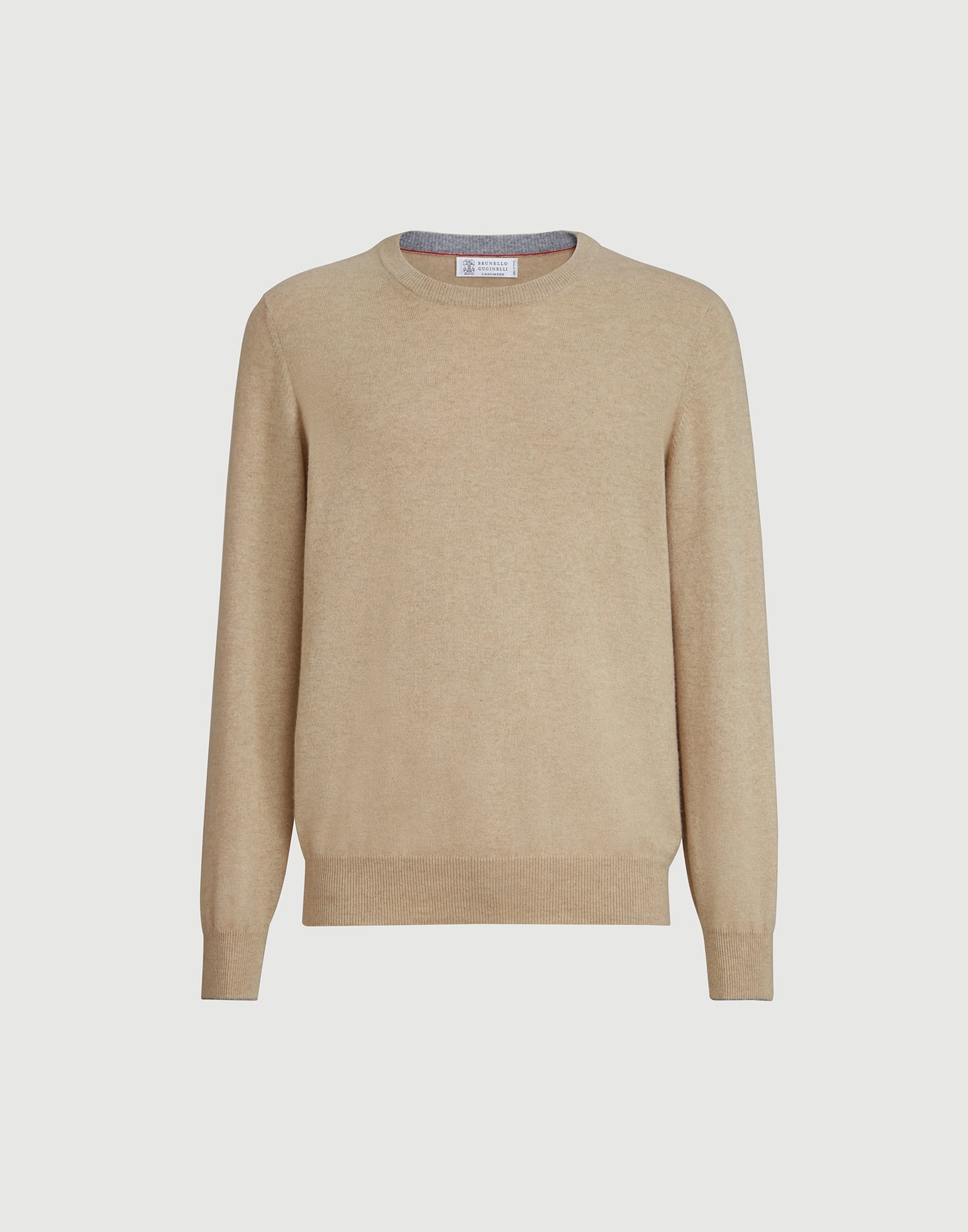 メンズ 向け ダークグレー カシミヤセーター | Brunello Cucinelli