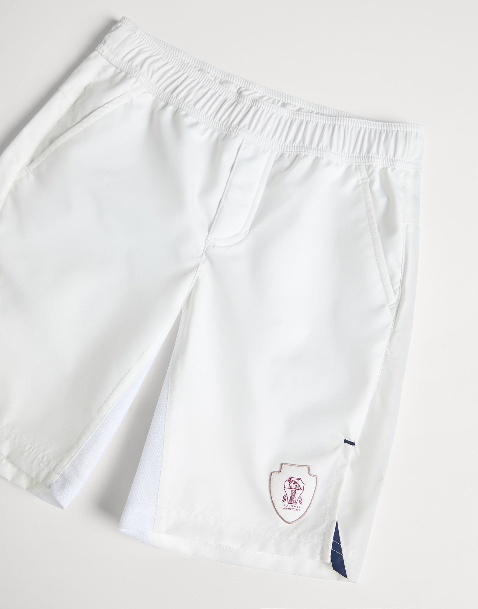 ボーイズ 向け ブルー ナイロン バミューダパンツ | Brunello Cucinelli