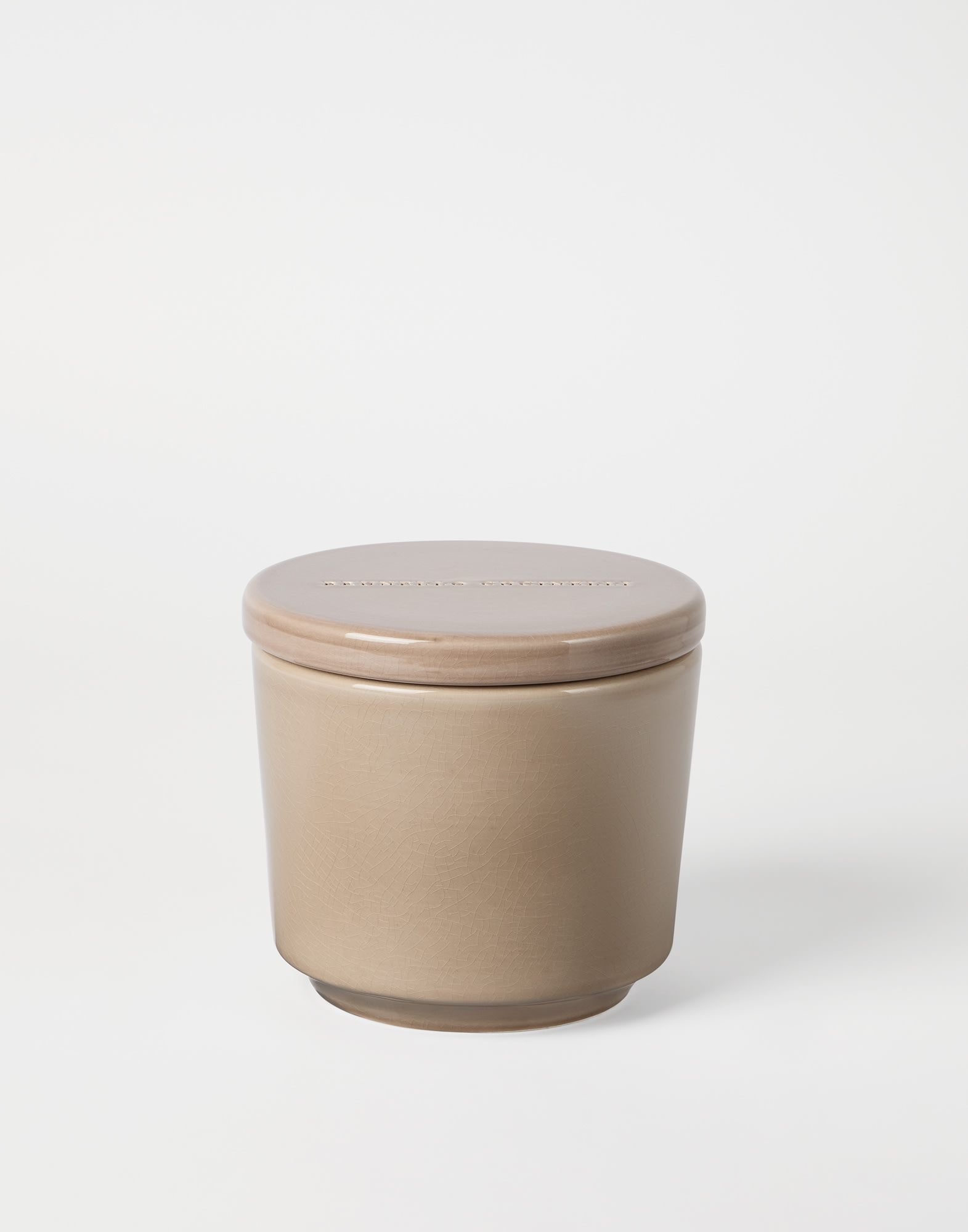 Maxi scented candle with lid Mud Lifestyle - Brunello Cucinelli