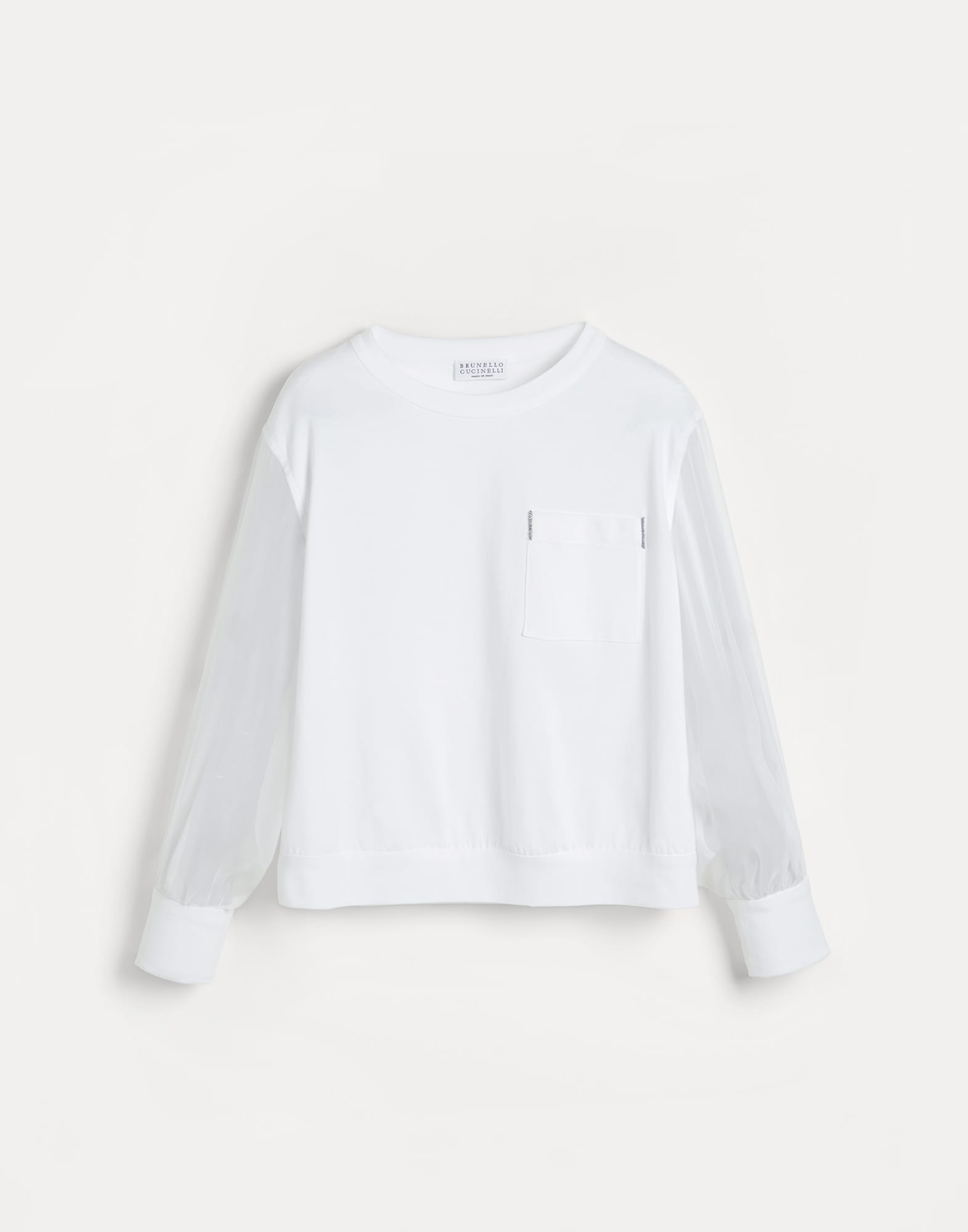 绒布T恤 - 正面视角 - 正面观看 - 全屏观看