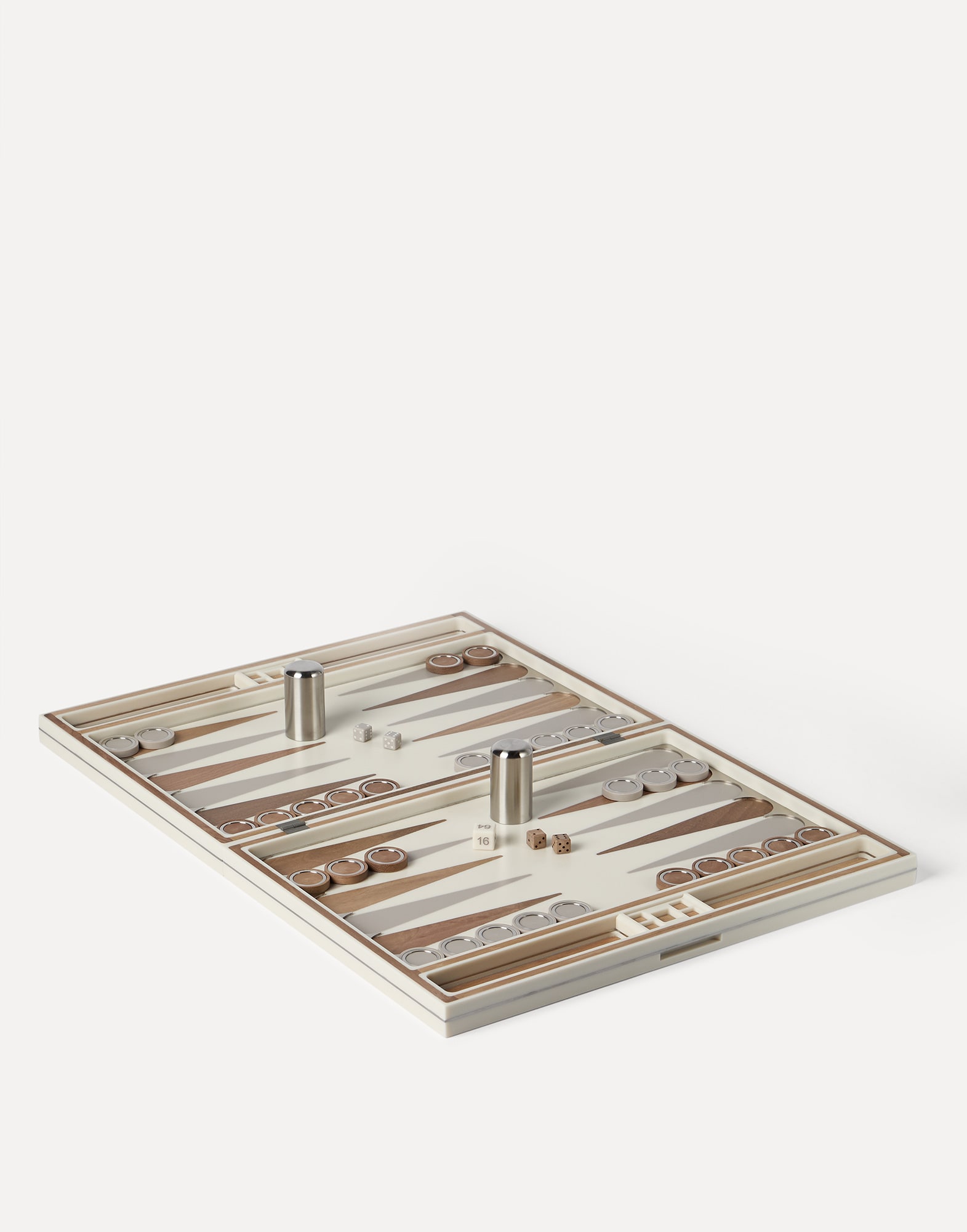 Backgammon set Beige Lifestyle - Brunello Cucinelli