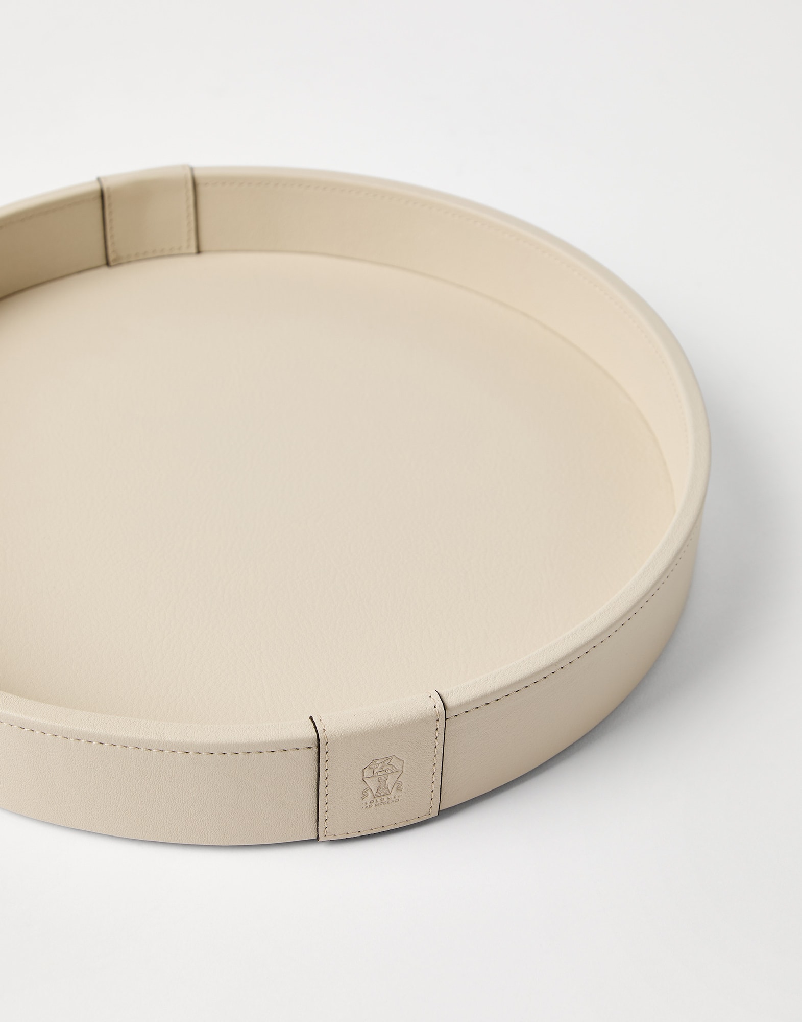 Wood and leather small tray Rice Lifestyle - Brunello Cucinelli