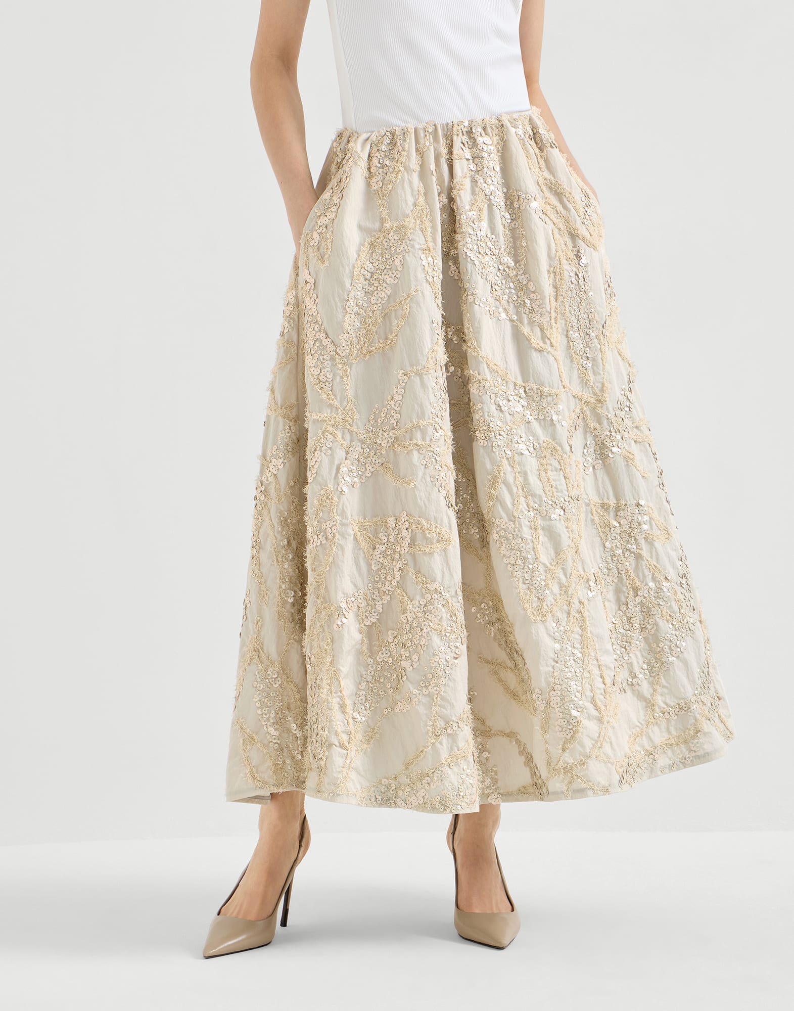 Midi Skirt - Front view - View Full Screen