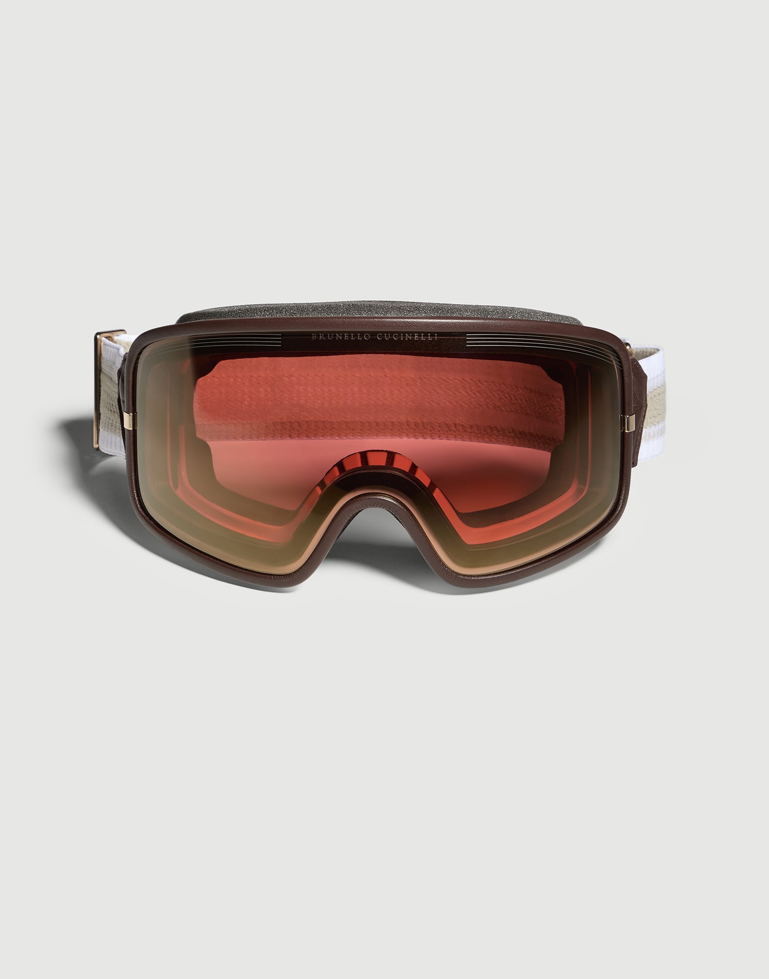 Ski goggles with extra lens in Brown | Brunello Cucinelli Ski goggles with extra lens in Brown | Brunello Cucinelli