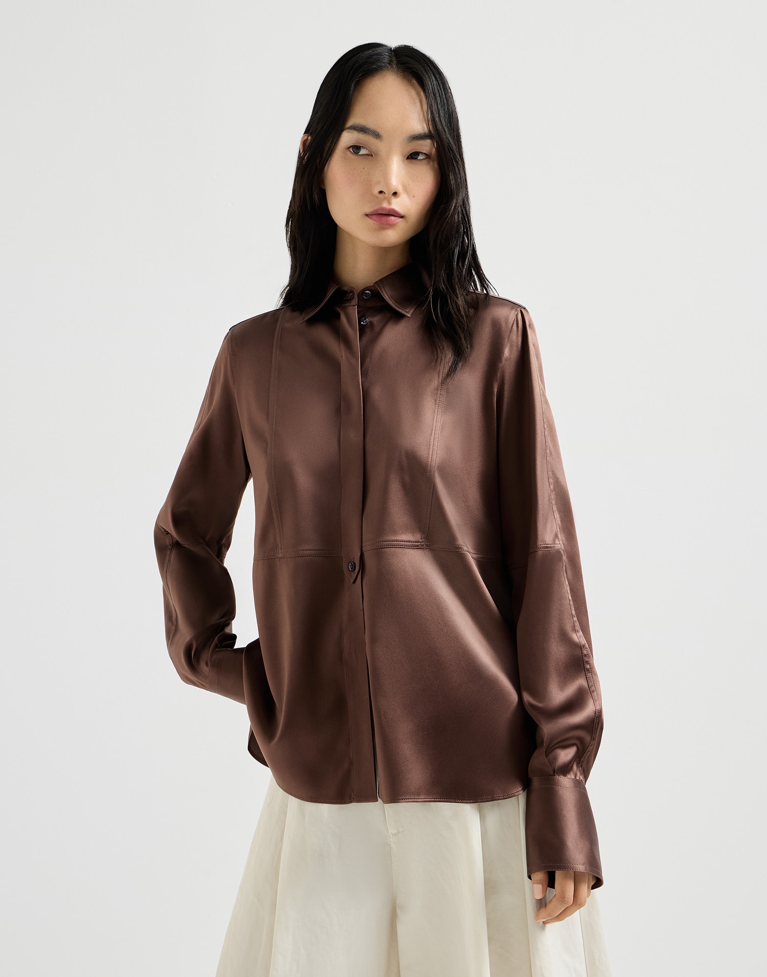 Silk Shirt - Front view - View Full Screen