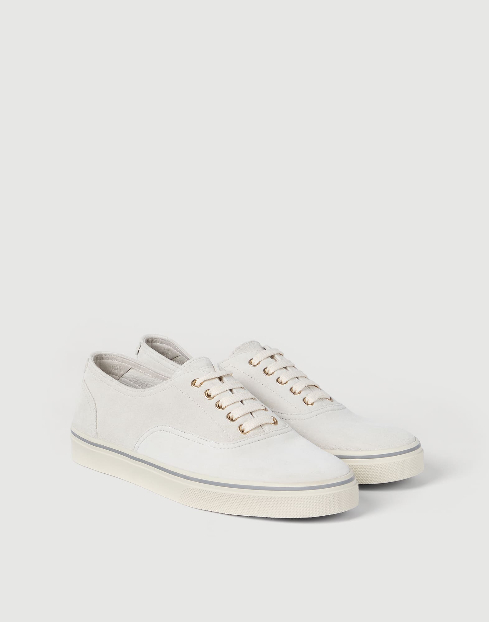 Reversed calfskin sneakers