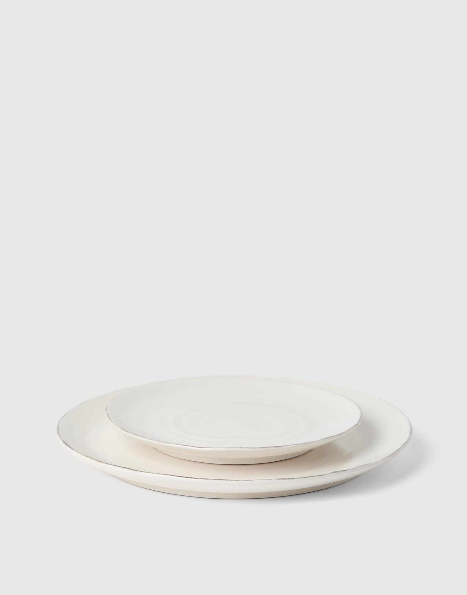 Plate set Milk Lifestyle - Brunello Cucinelli