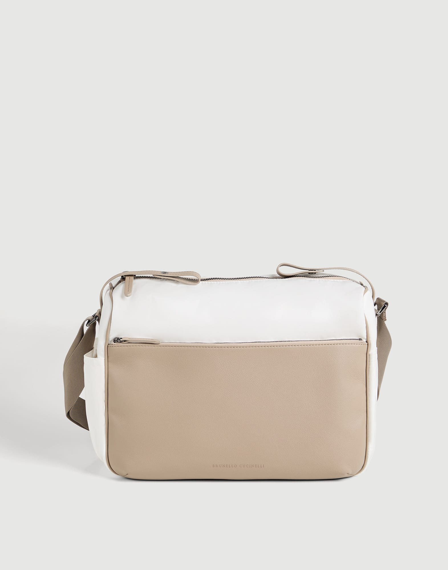 Sac &agrave; langer B&eacute;b&eacute; Bernie Blanc Cass&eacute; B&eacute;b&eacute; - Brunello Cucinelli