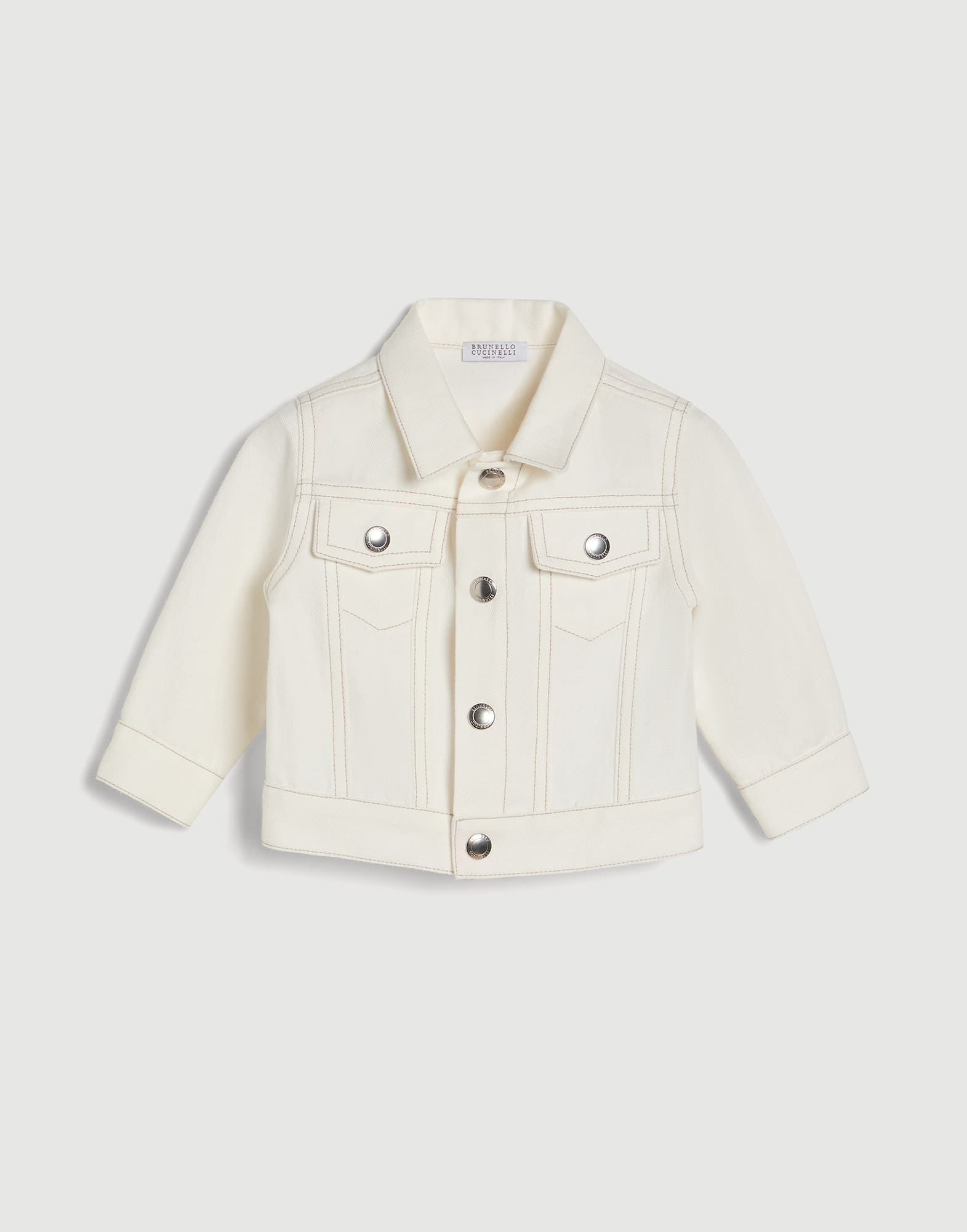 Baby Bernie four-pocket jacket Panama Baby - Brunello Cucinelli