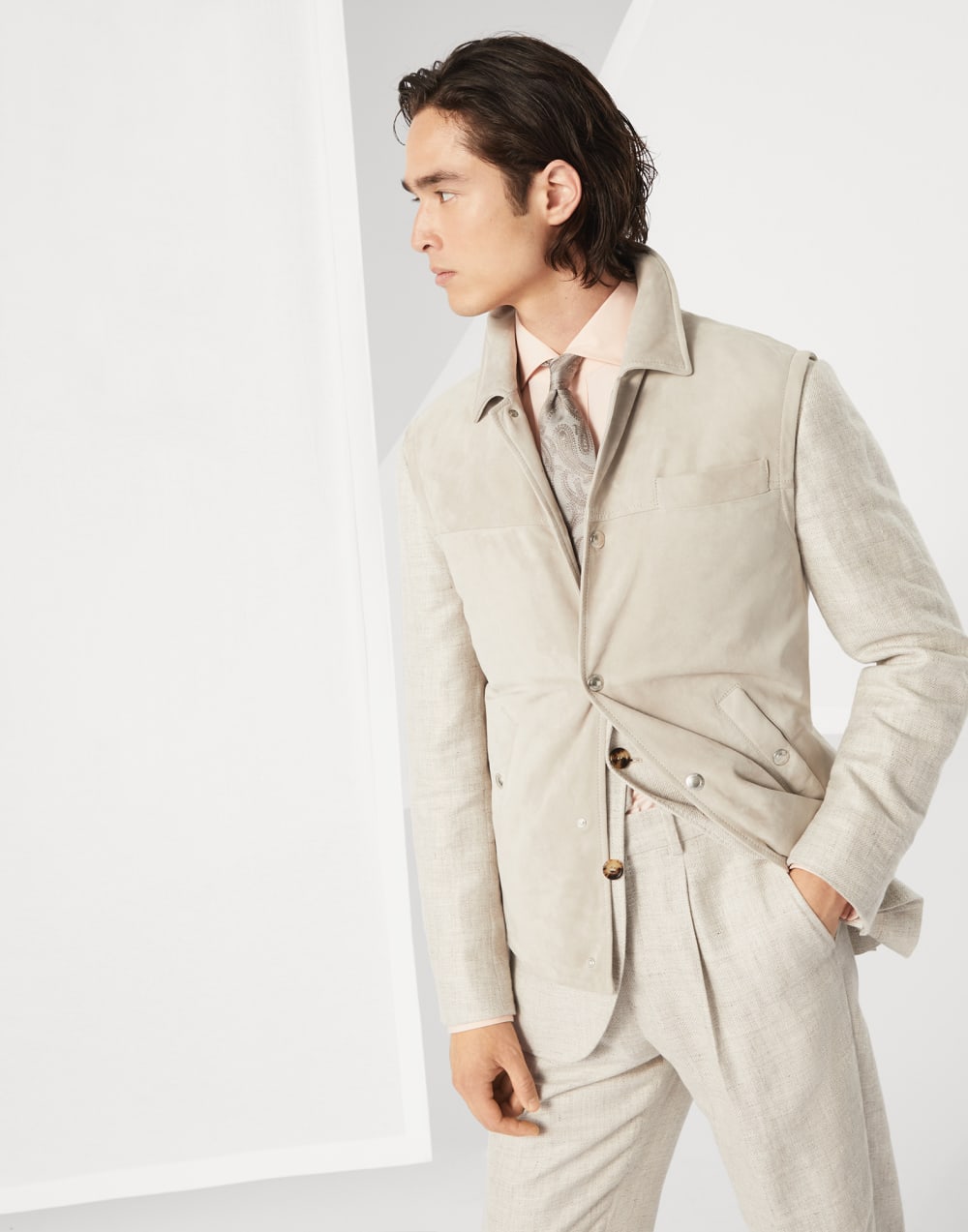 Padded vest Rope Man - Brunello Cucinelli