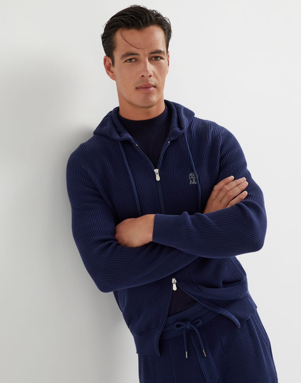 Трикотажный топ Синий Мужчина - Brunello Cucinelli