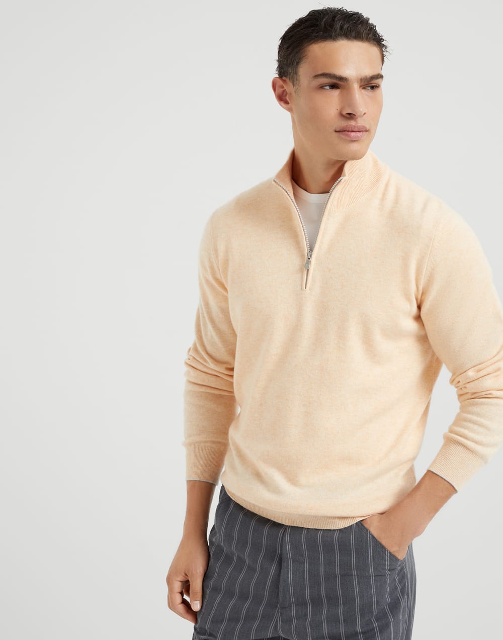Cashmere sweater Melon Man - Brunello Cucinelli
