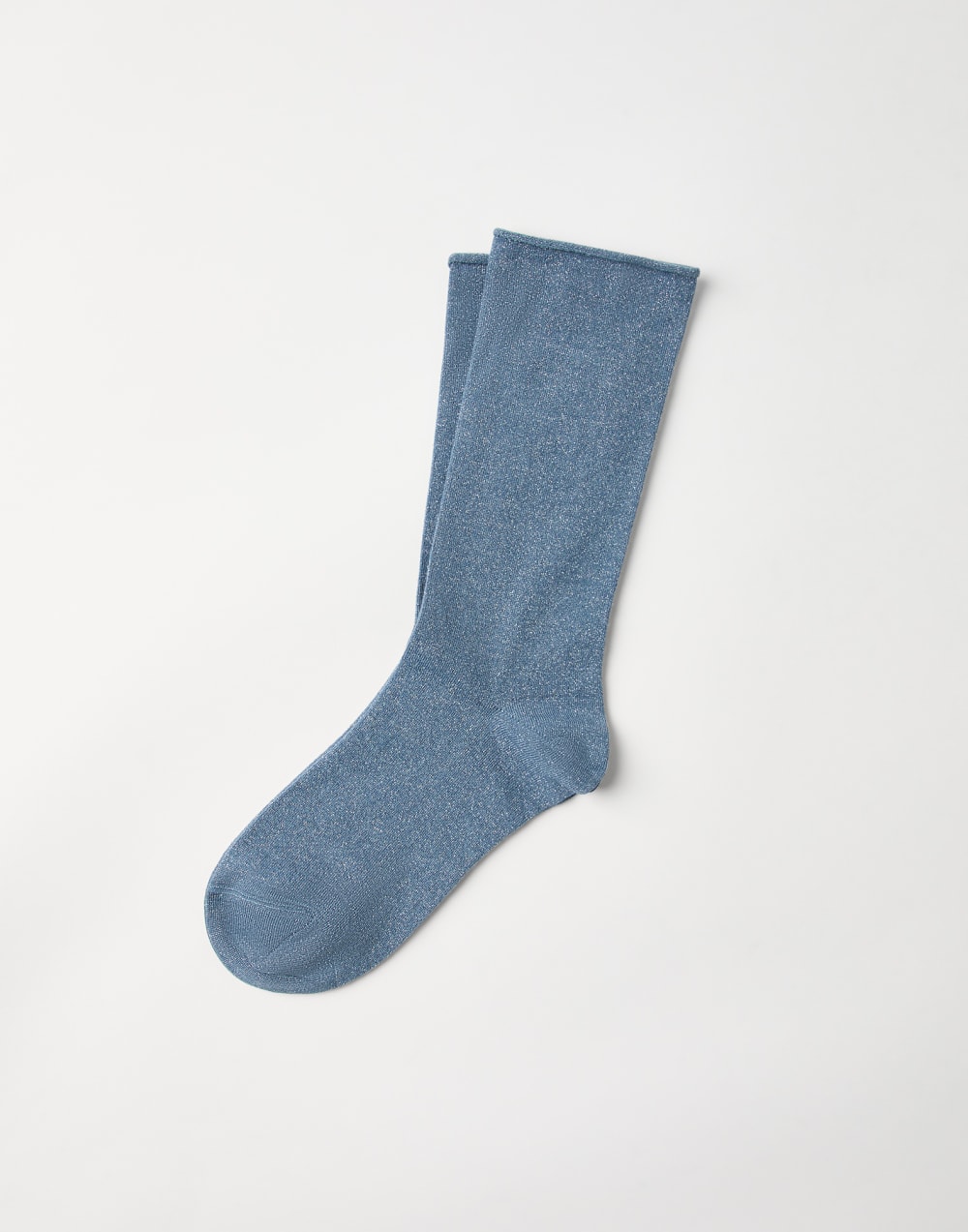 Cashmere knit socks Avio Blue Woman - Brunello Cucinelli