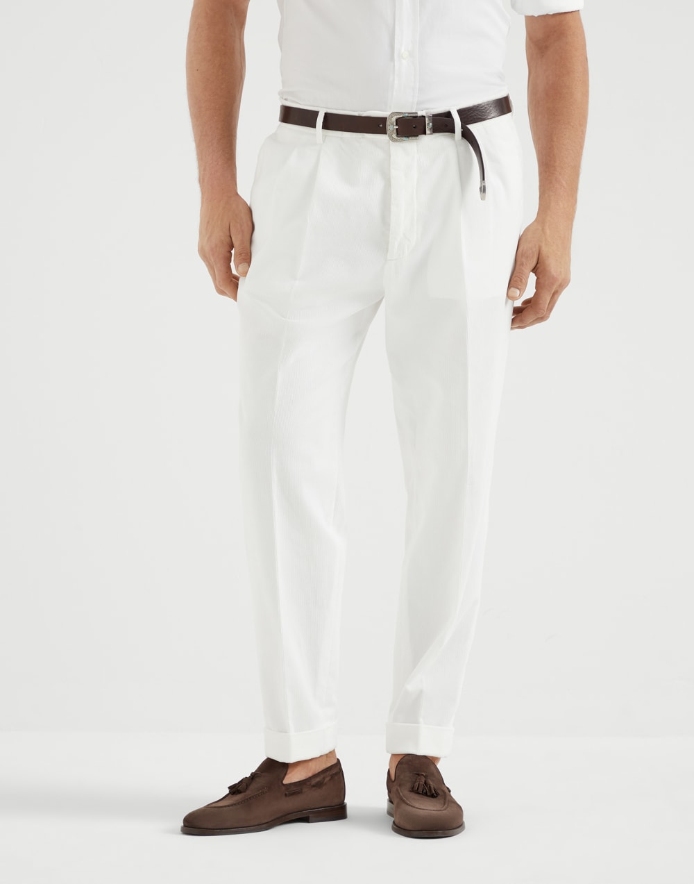 Corduroy trousers Snow Man - Brunello Cucinelli
