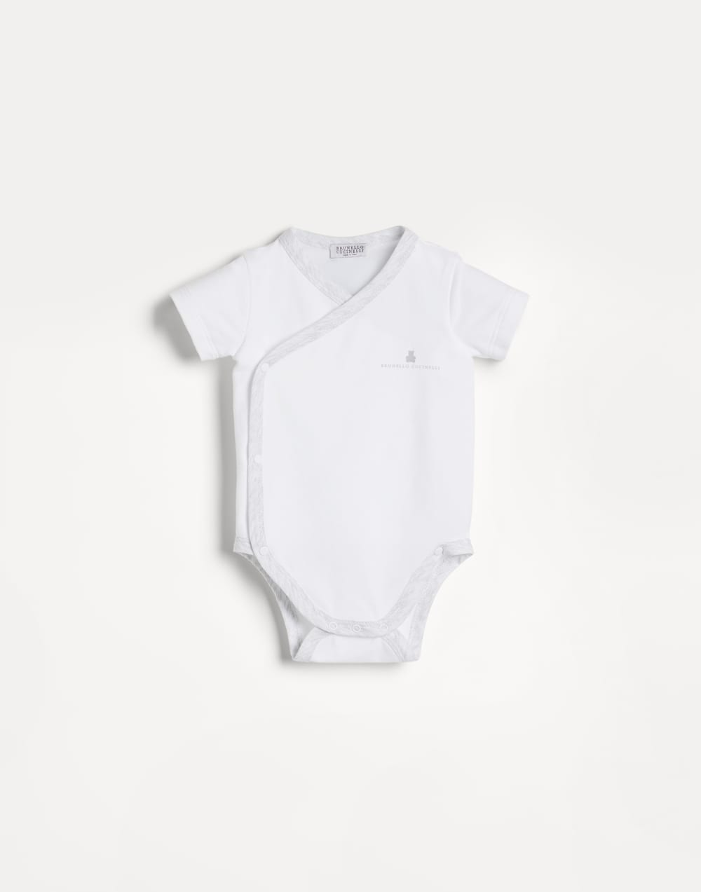 伯尼小熊幼童连体裤 珠光灰 幼童 - Brunello Cucinelli