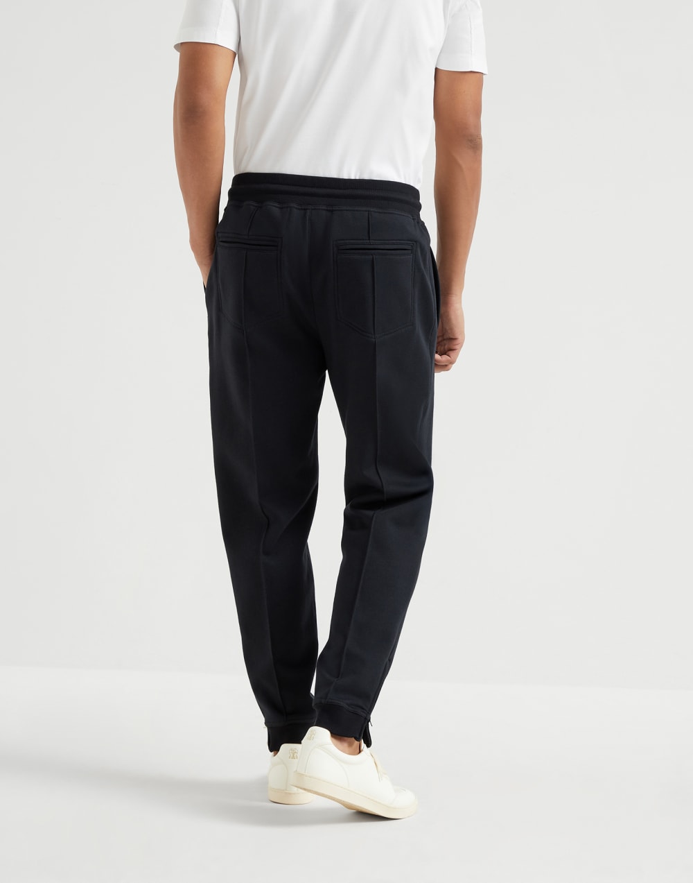 Pantalone con crête Nero Uomo - Brunello Cucinelli