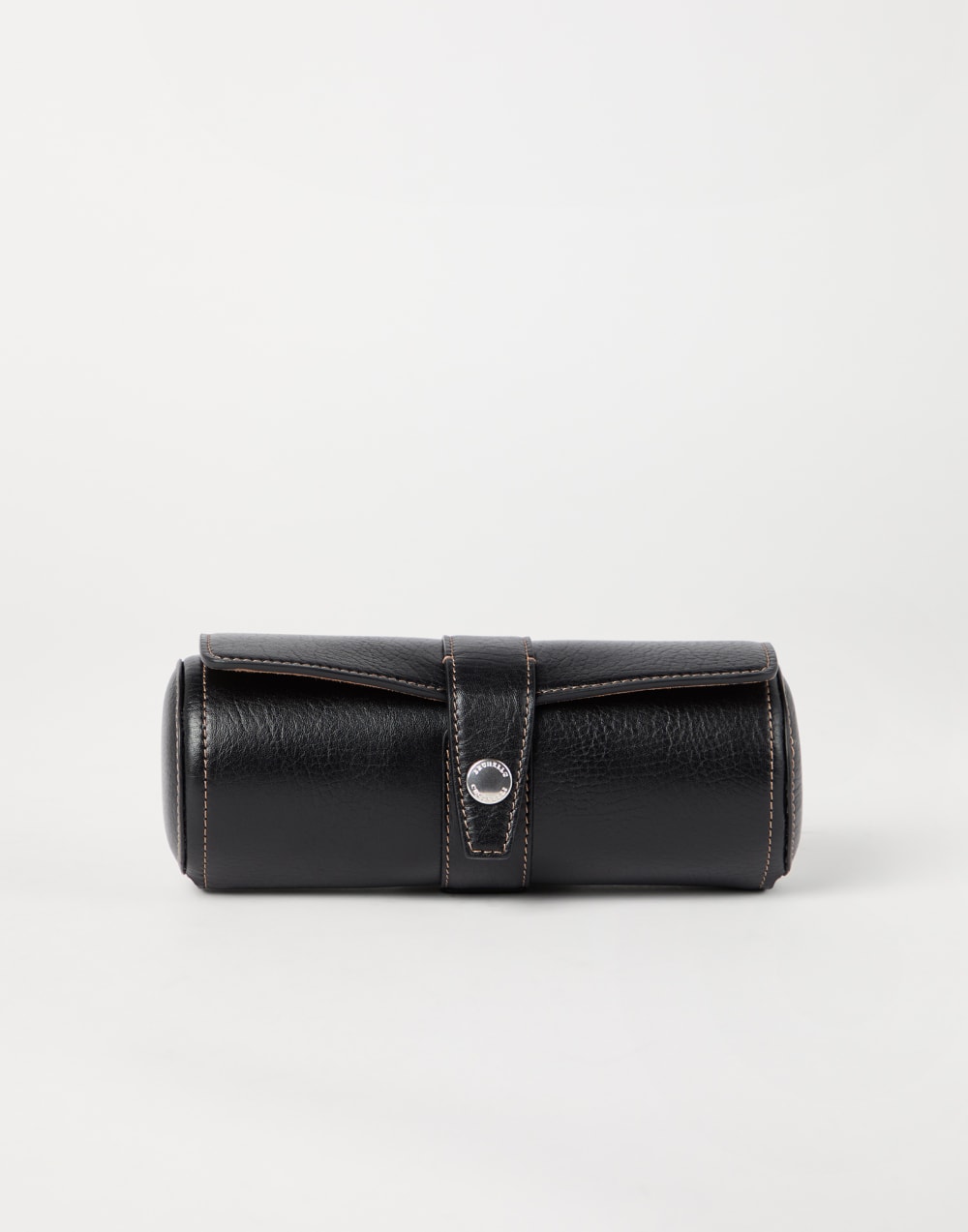 Calfskin watch case Black Man - Brunello Cucinelli
