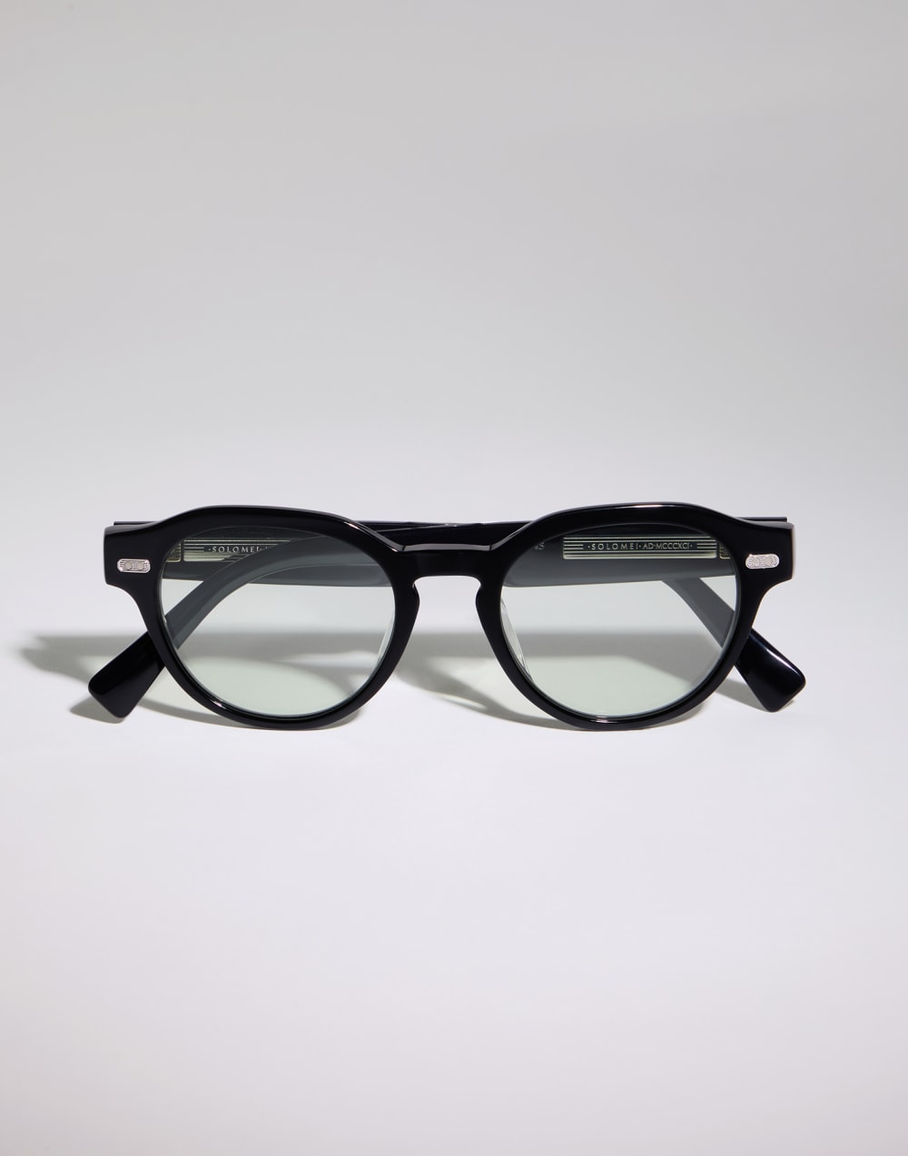 Round acetate frame Black Eyewear - Brunello Cucinelli