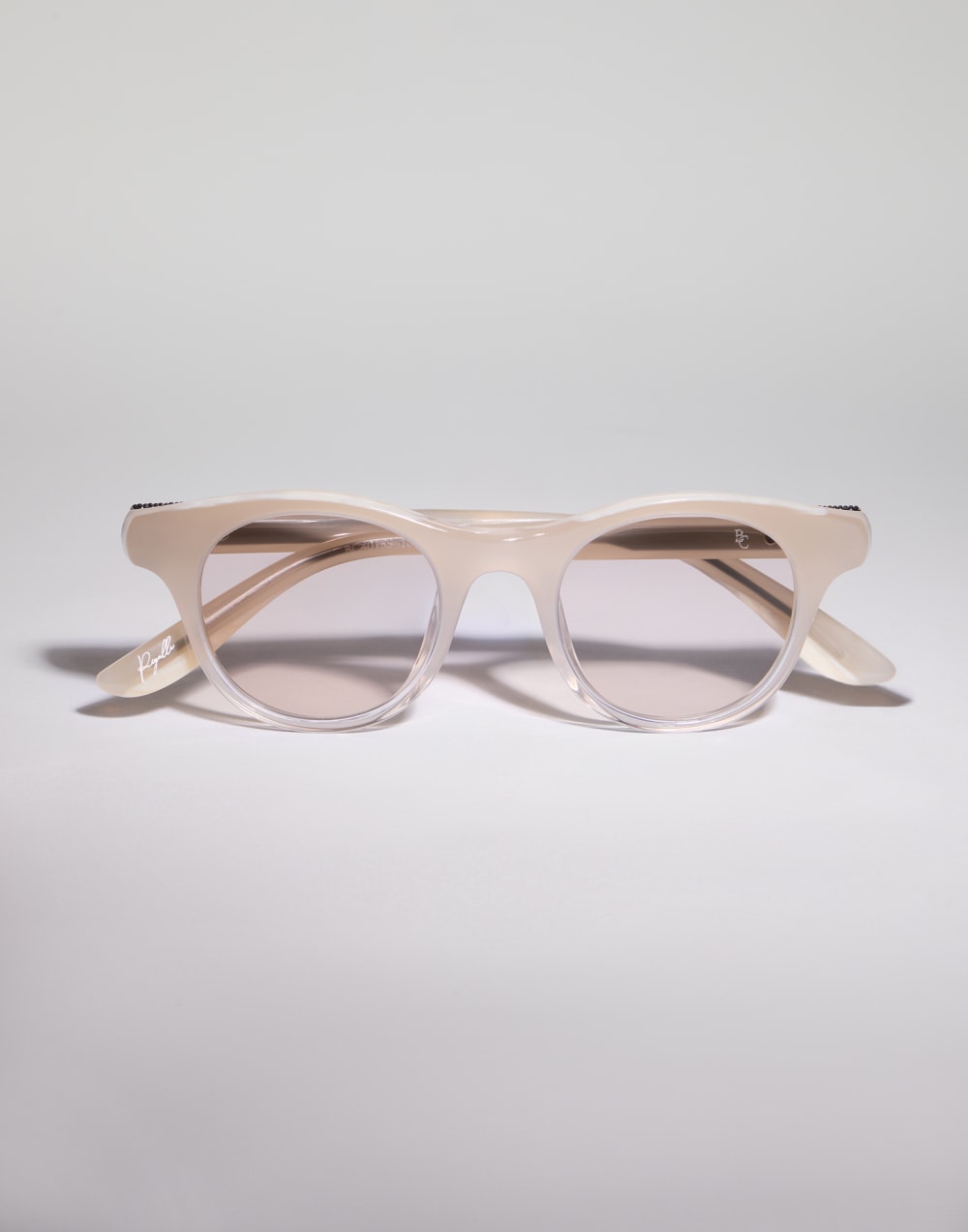 Pigalle acetate sunglasses Silky Beige / Panama Eyewear - Brunello Cucinelli