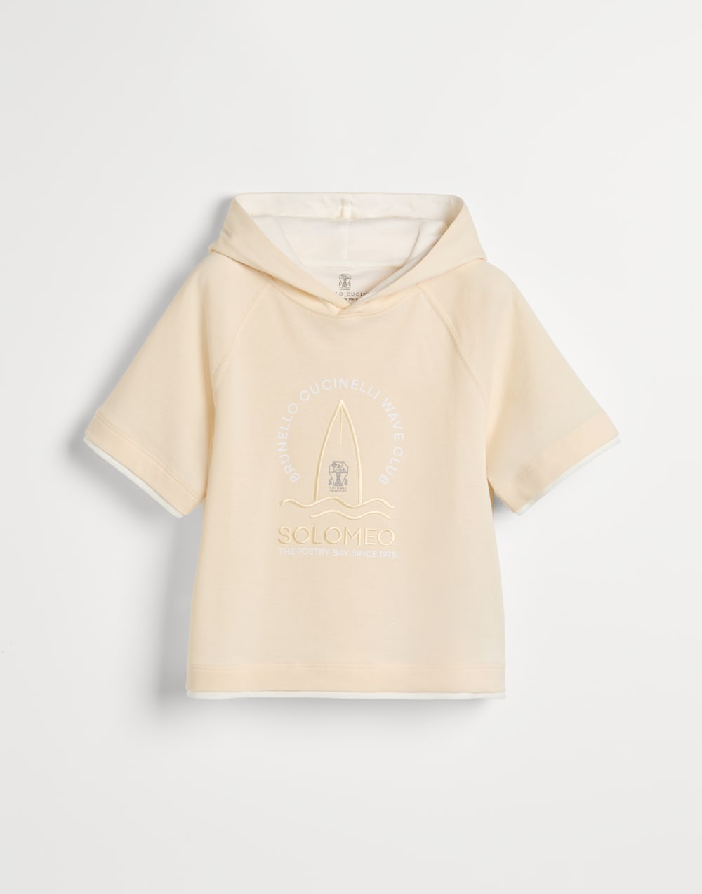 短袖卫衣 姜黄色 男童 - Brunello Cucinelli