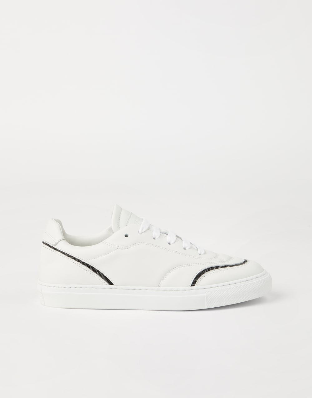 Zapatillas con Monile Blanco Mujer - Brunello Cucinelli