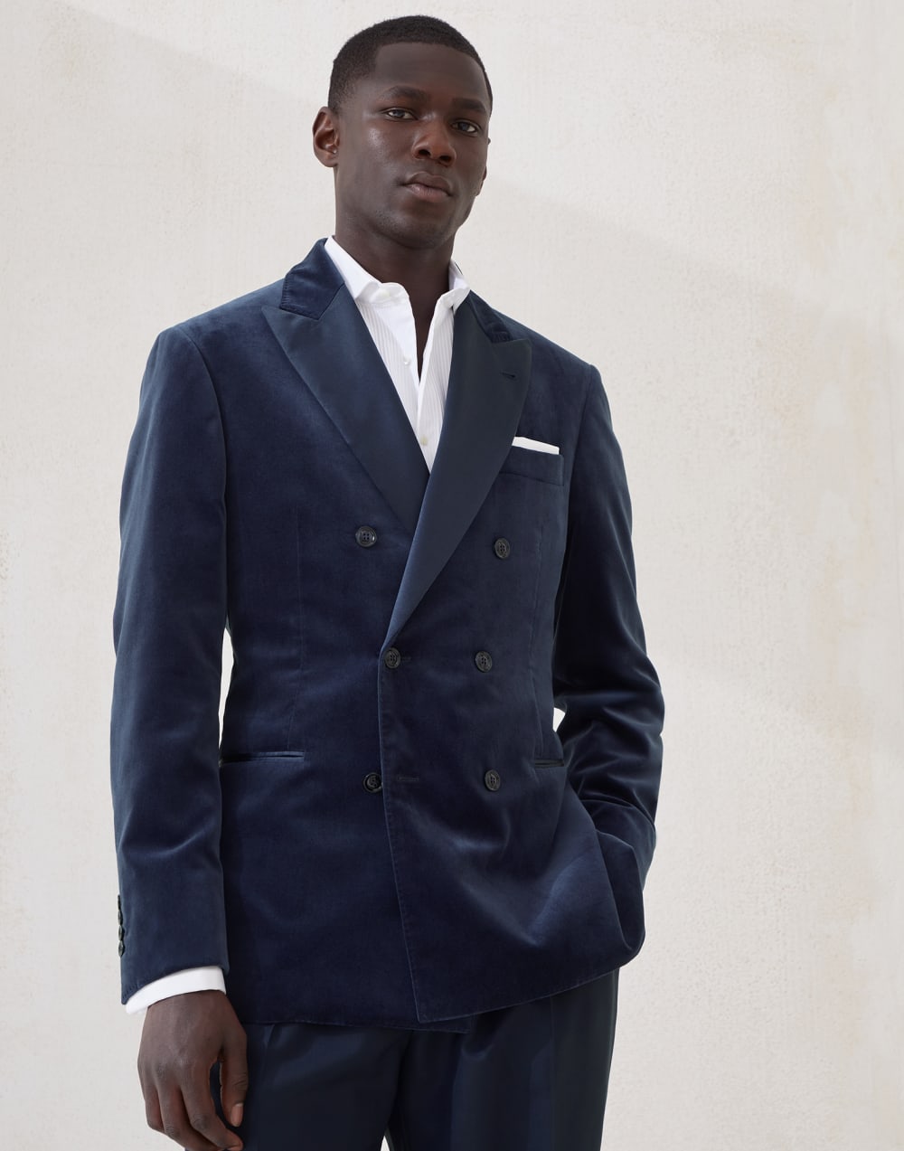 Tuxedo Jacket Blue Man - Brunello Cucinelli