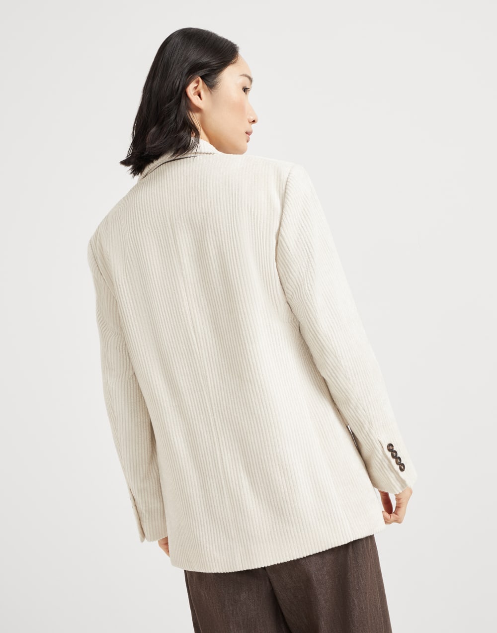 Corduroy blazer Butter Woman - Brunello Cucinelli
