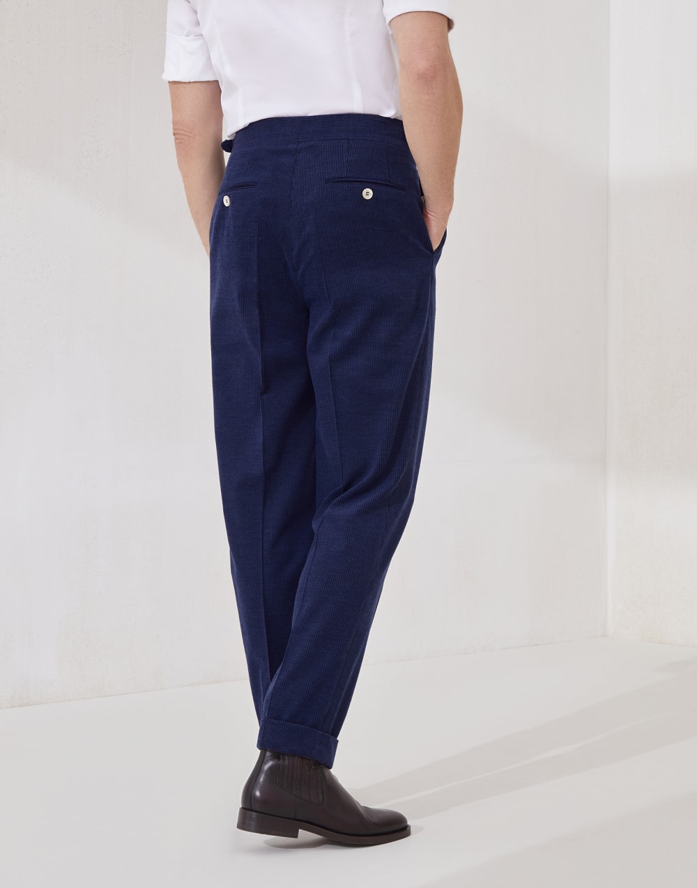 Hose mit doppelten Bundfalten Saphir Herren - Brunello Cucinelli