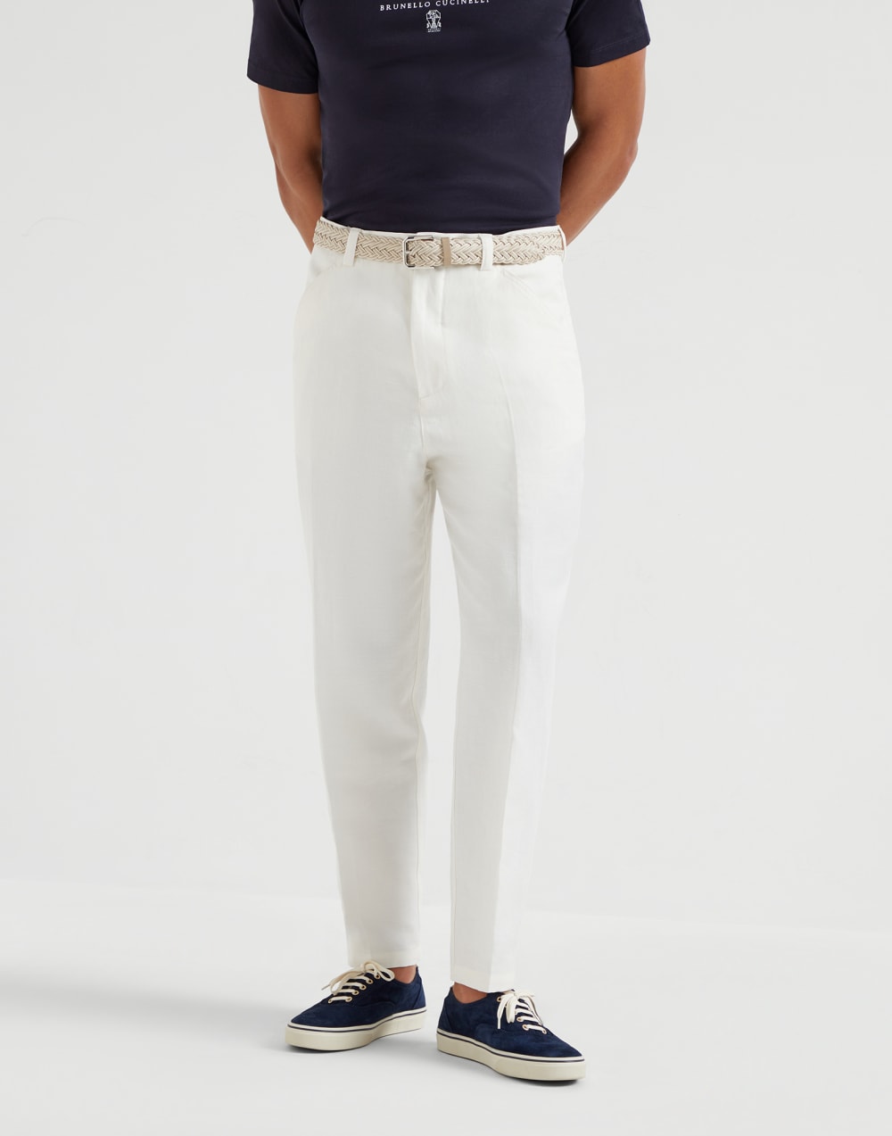 Leisure fit trousers Panama Man - Brunello Cucinelli