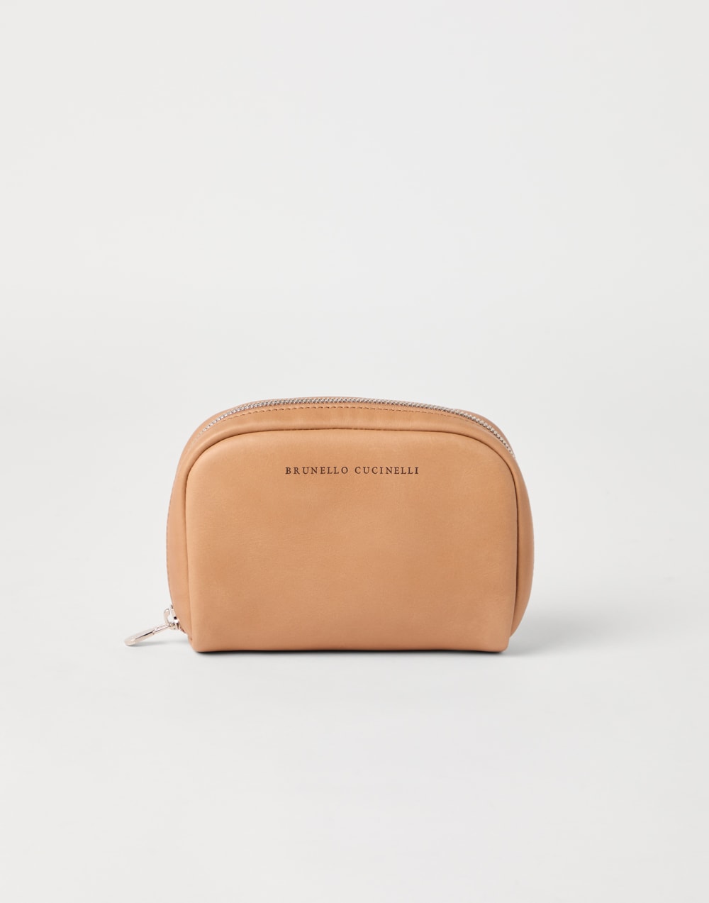 Calfskin beauty case Natural Man - Brunello Cucinelli