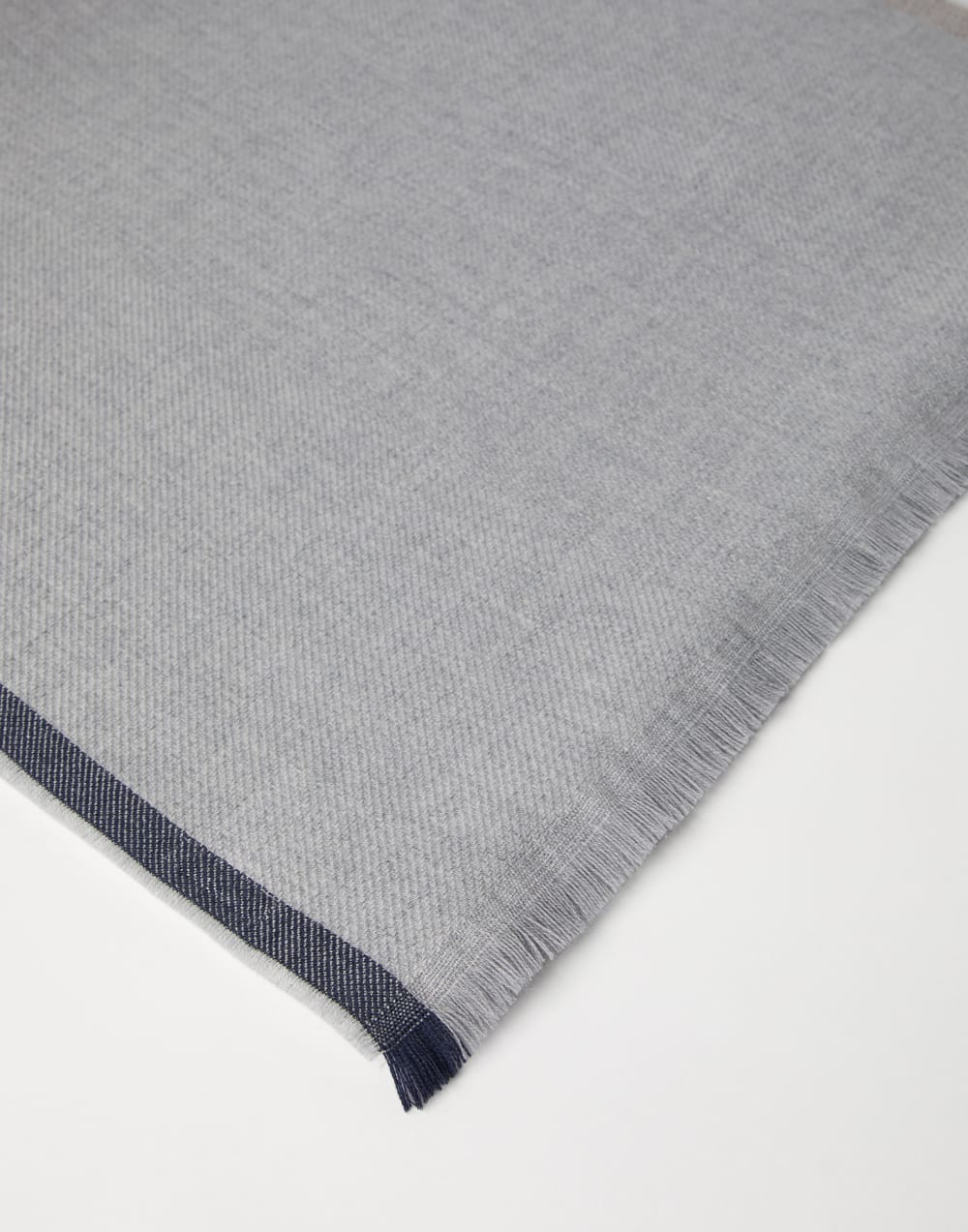 Scarf Pearl Grey Man - Brunello Cucinelli
