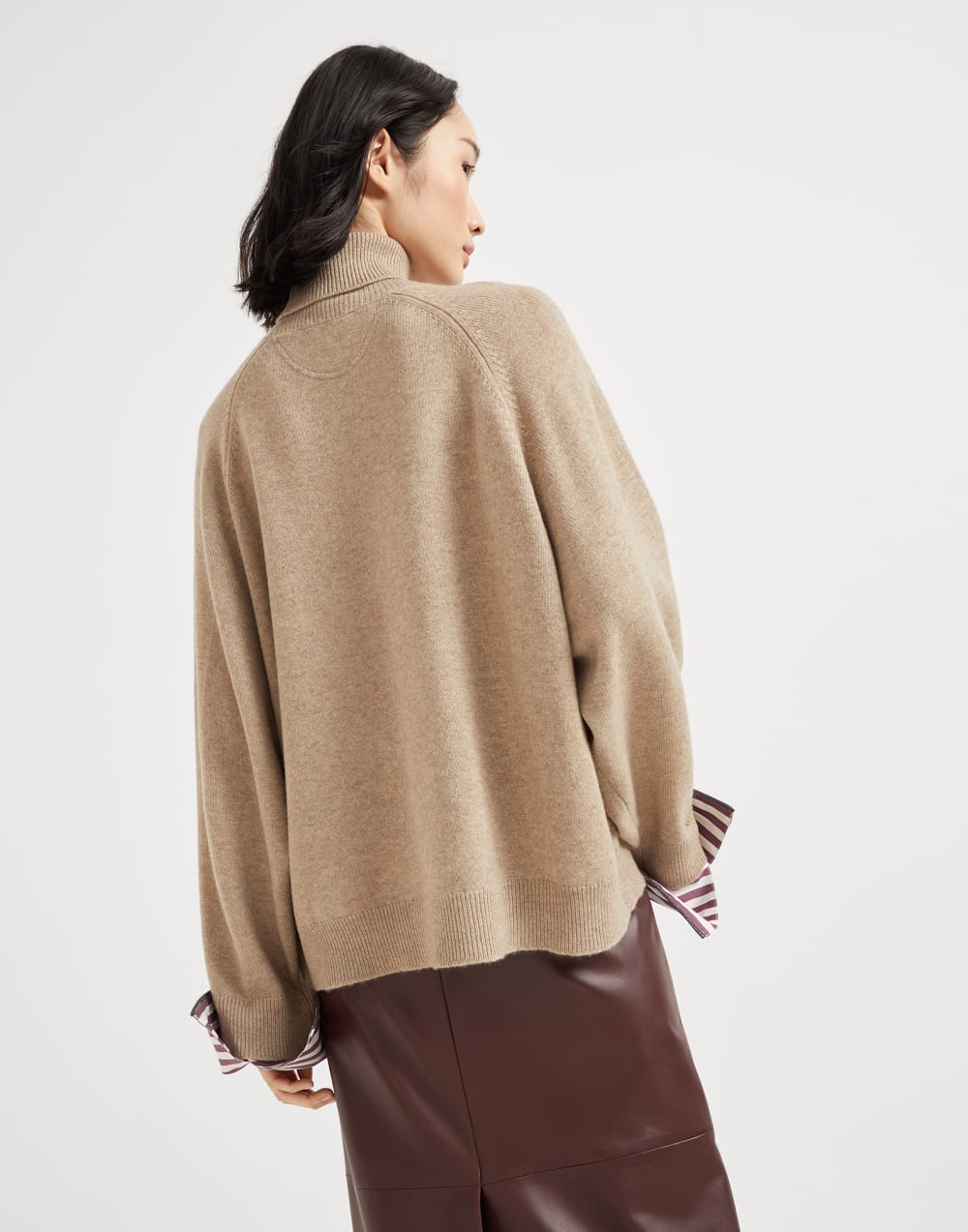 Cashmere sweater Light Brown Woman - Brunello Cucinelli