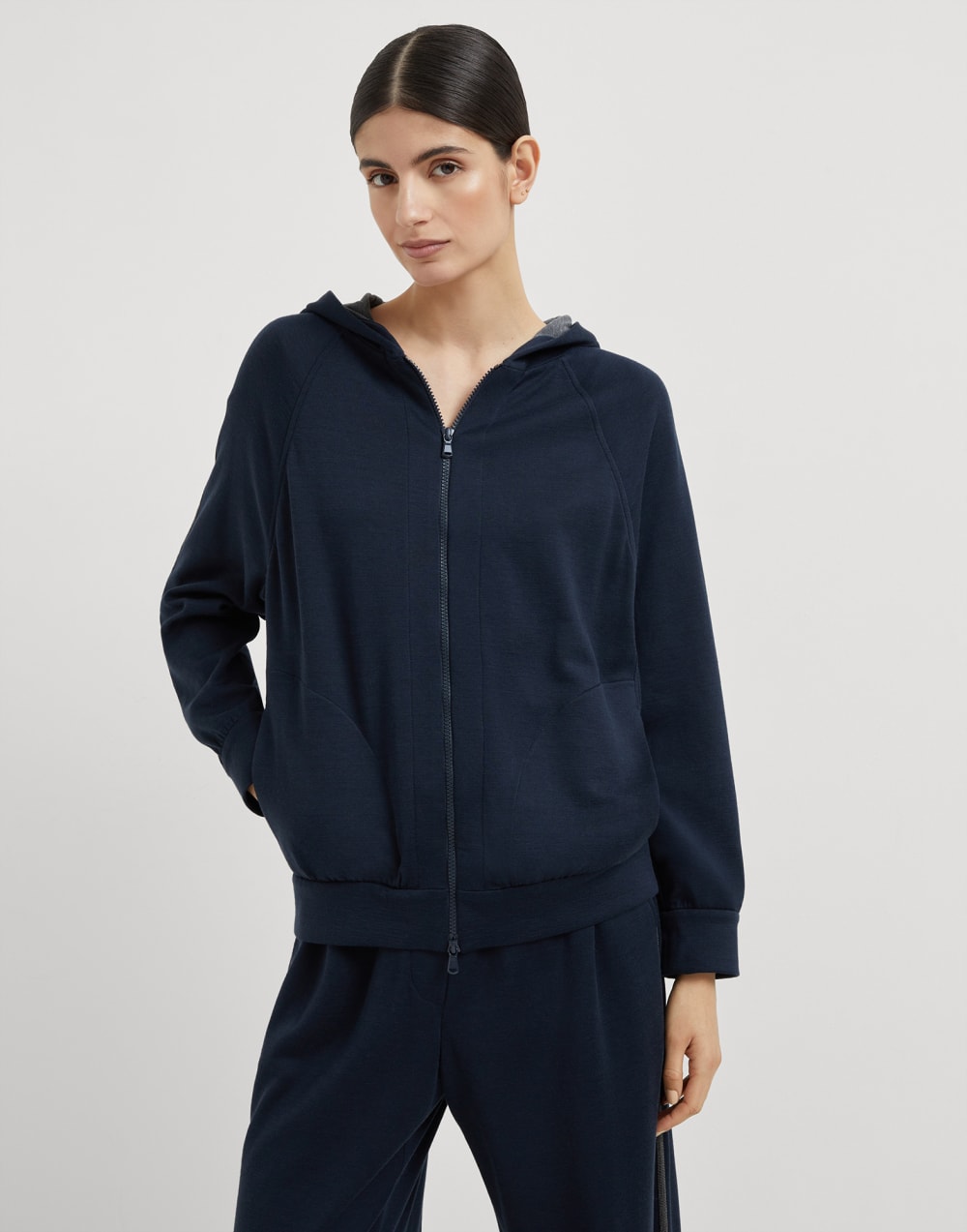 Interlock sweatshirt Night Woman - Brunello Cucinelli