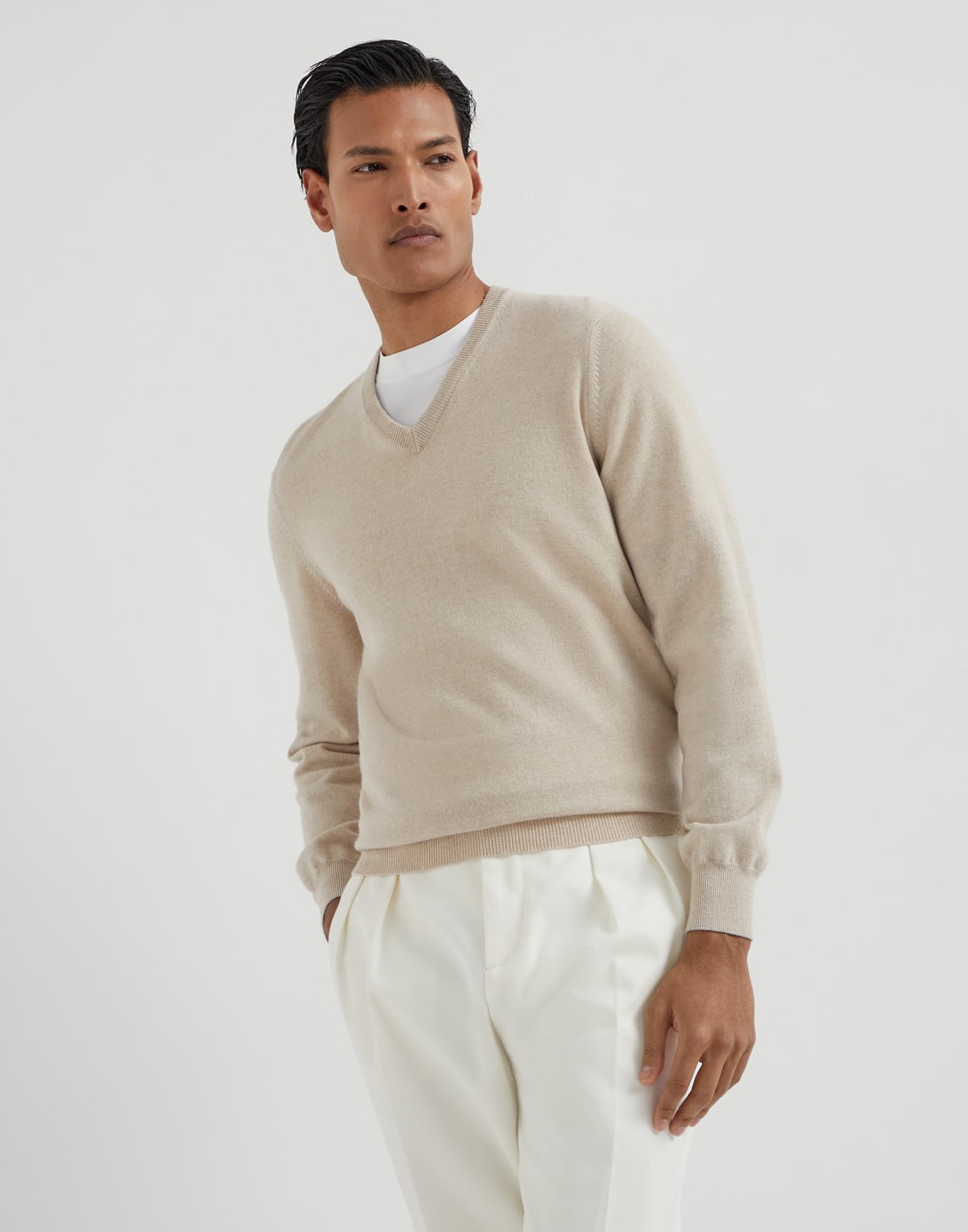 Cashmere sweater Buff Man - Brunello Cucinelli