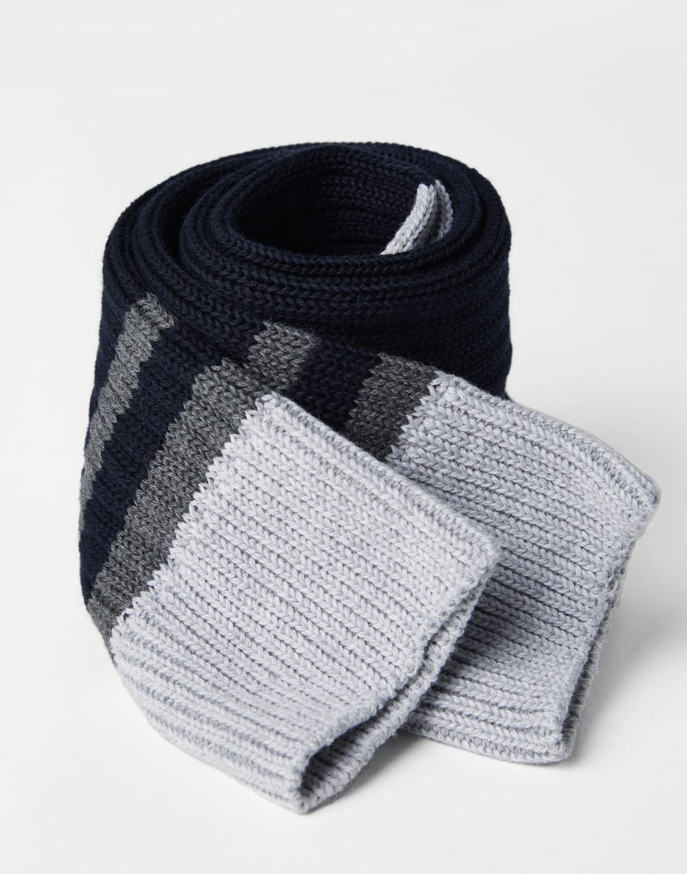 Socks with stripes Navy Blue Man - Brunello Cucinelli