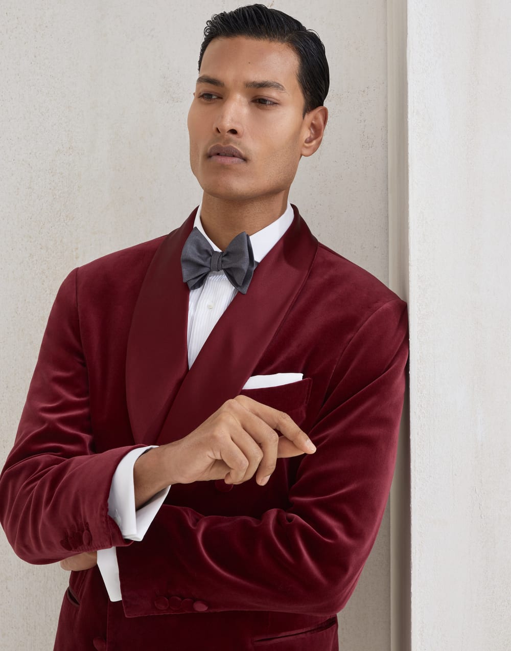 领结 中灰 男款 - Brunello Cucinelli