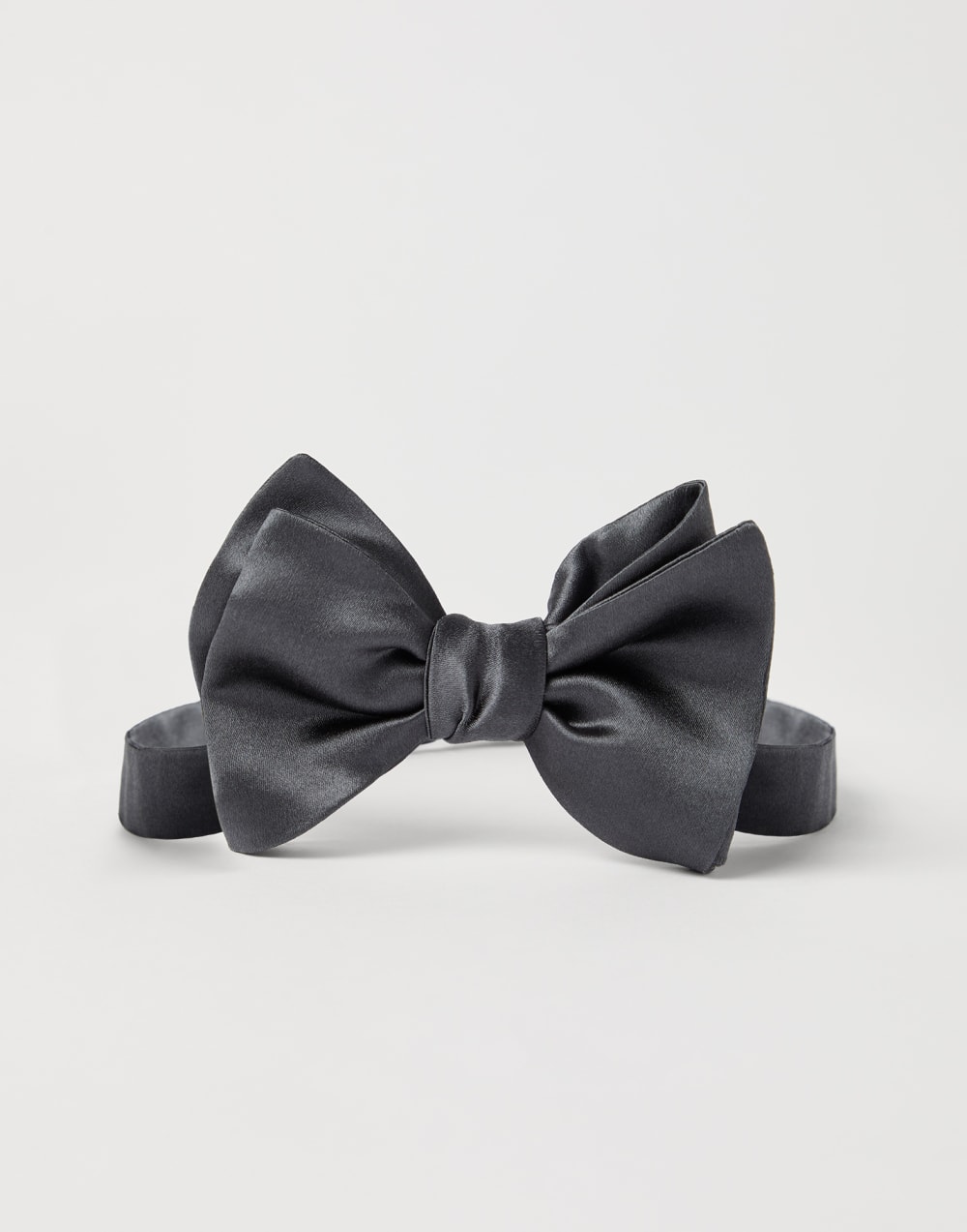 Satin bowtie Medium Grey Man - Brunello Cucinelli