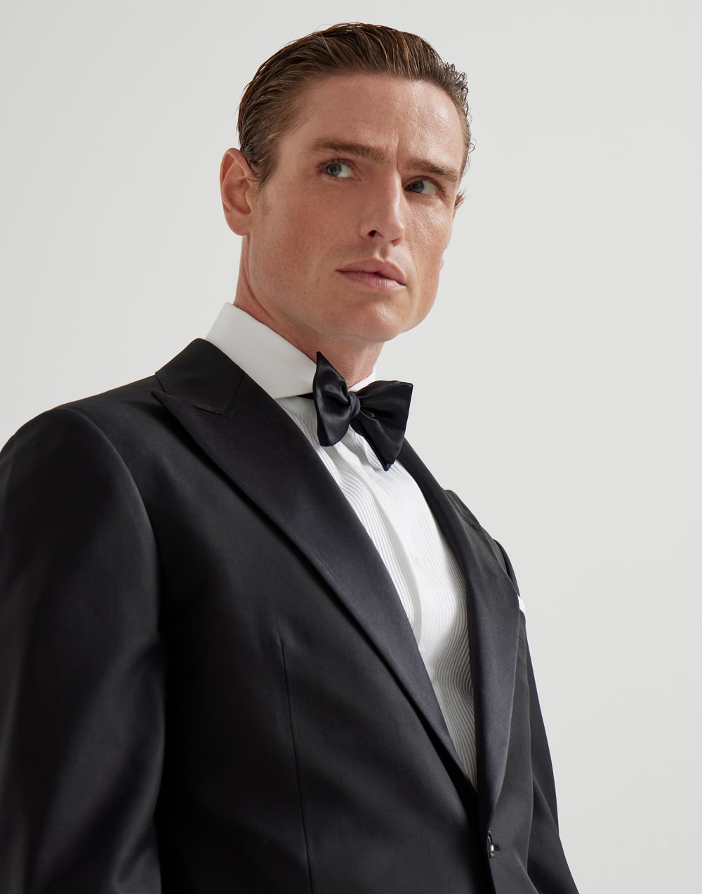 Satin bowtie Black Man - Brunello Cucinelli