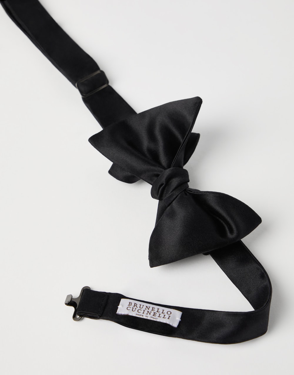 Satin bowtie Black Man - Brunello Cucinelli