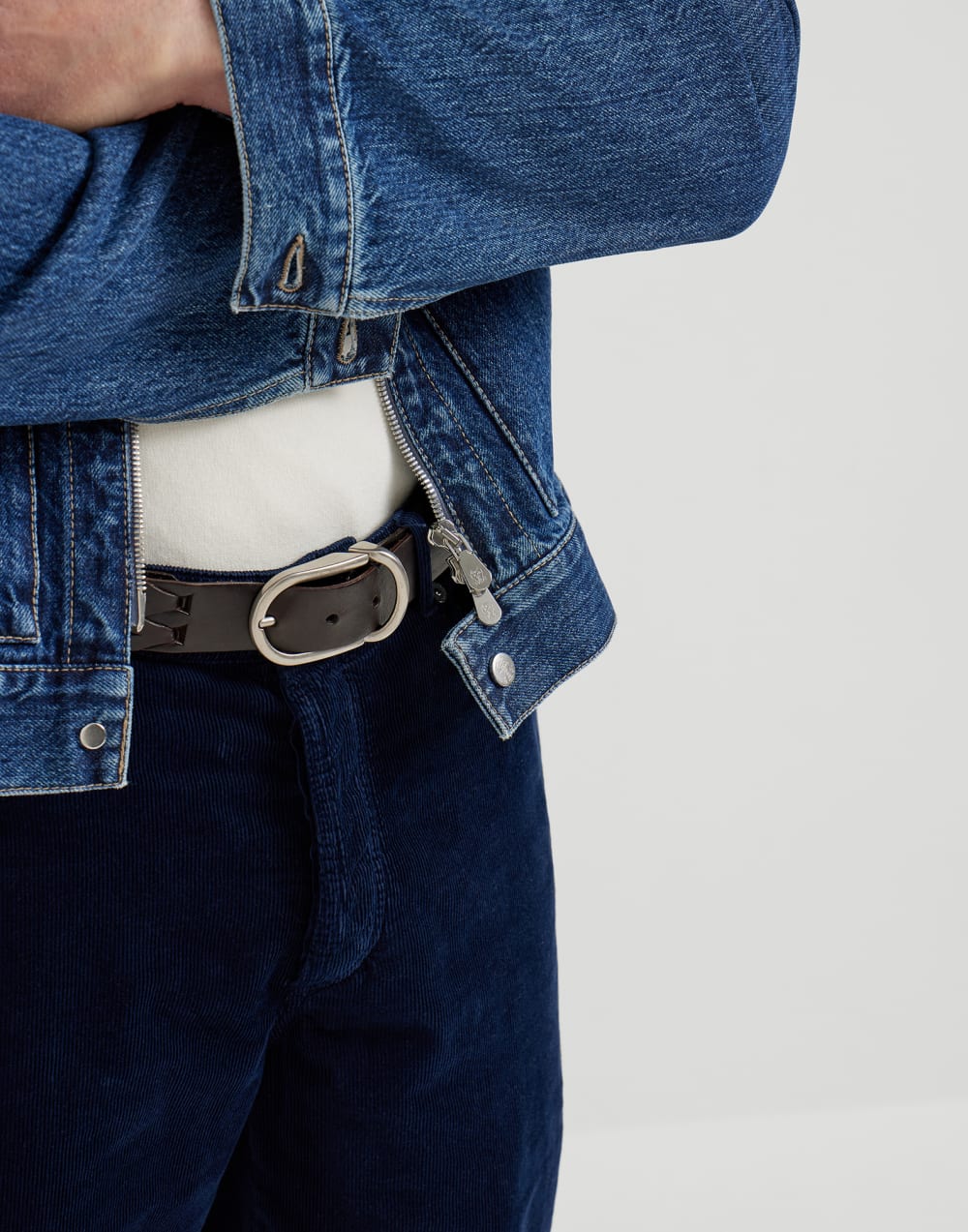 灯芯绒长裤 海军蓝 男款 - Brunello Cucinelli